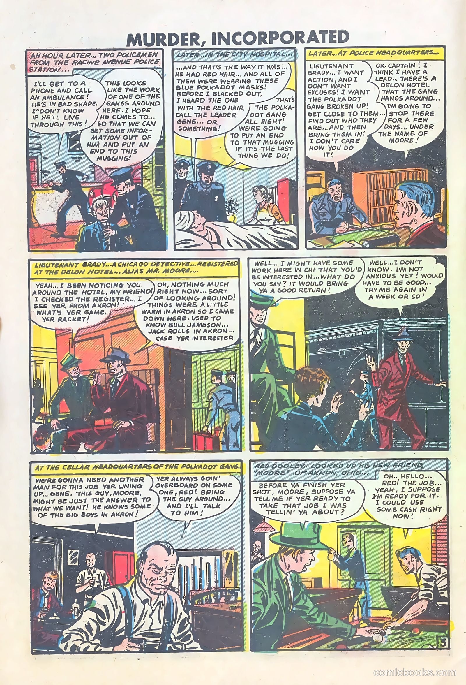 Murder Incorporated #13 (1949) — page 4 of 36
