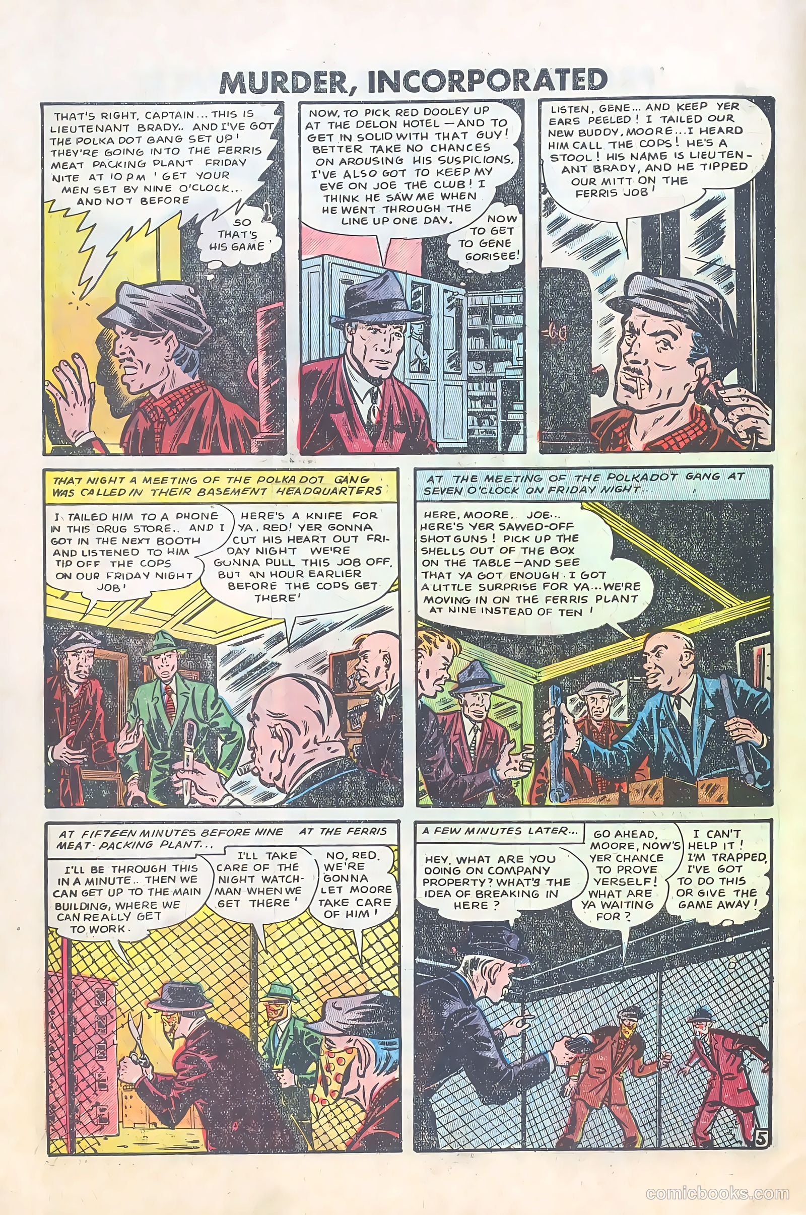 Murder Incorporated #13 (1949) — page 6 of 36