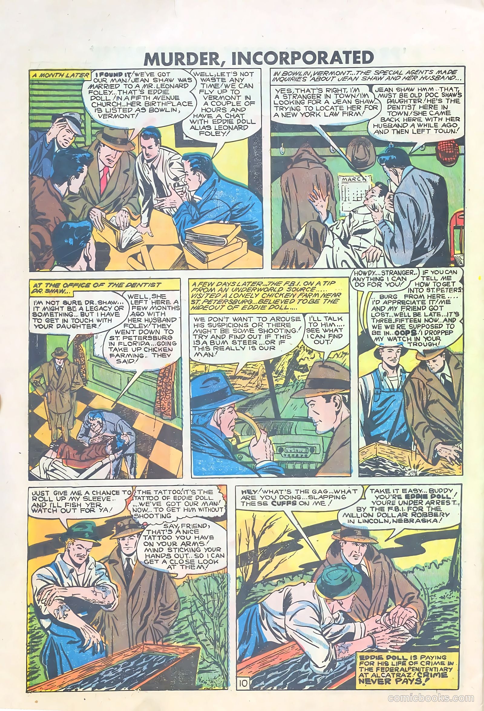 Murder Incorporated #13 (1949) — page 32 of 36