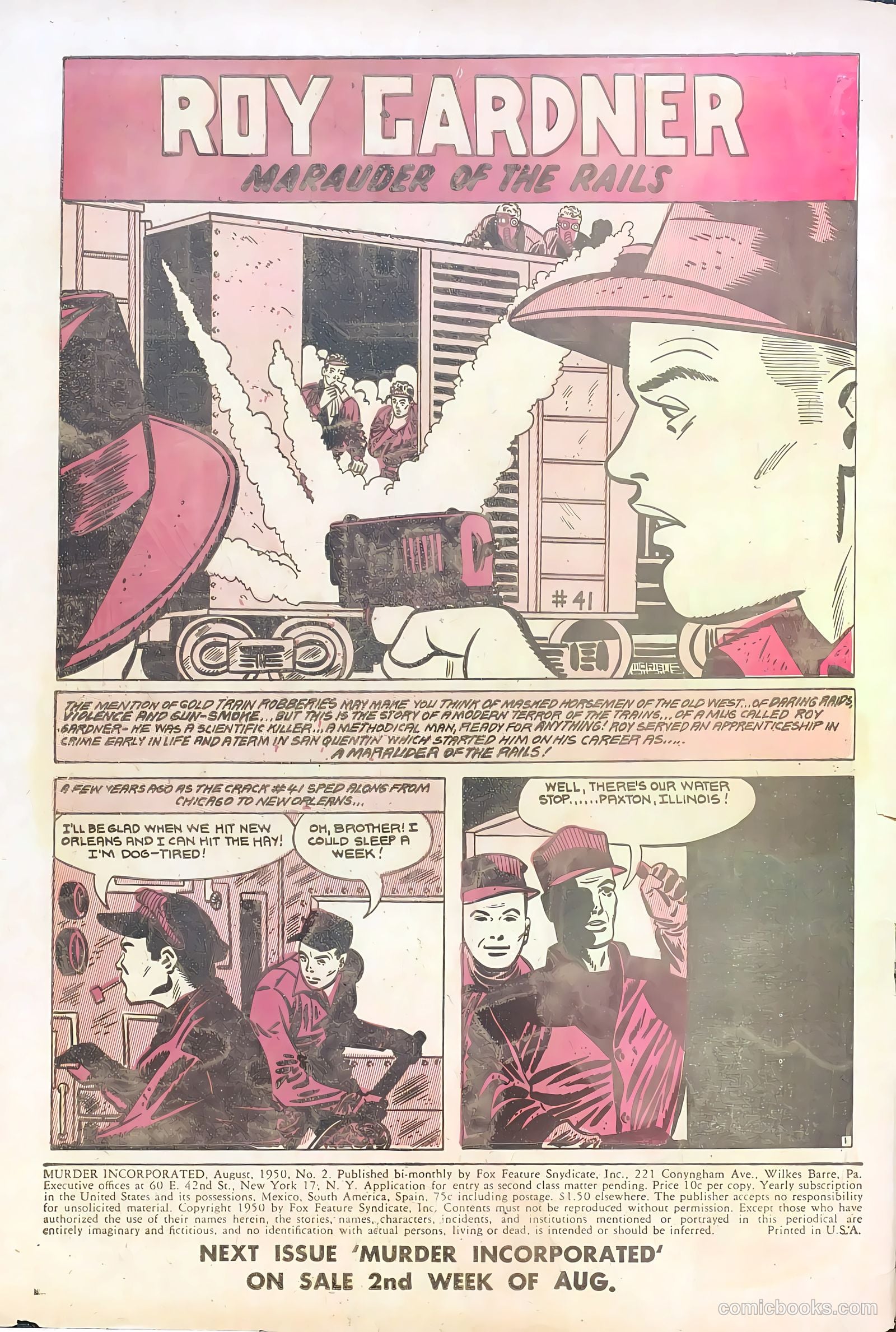 Murder Incorporated #2 (1950) — page 2 of 36