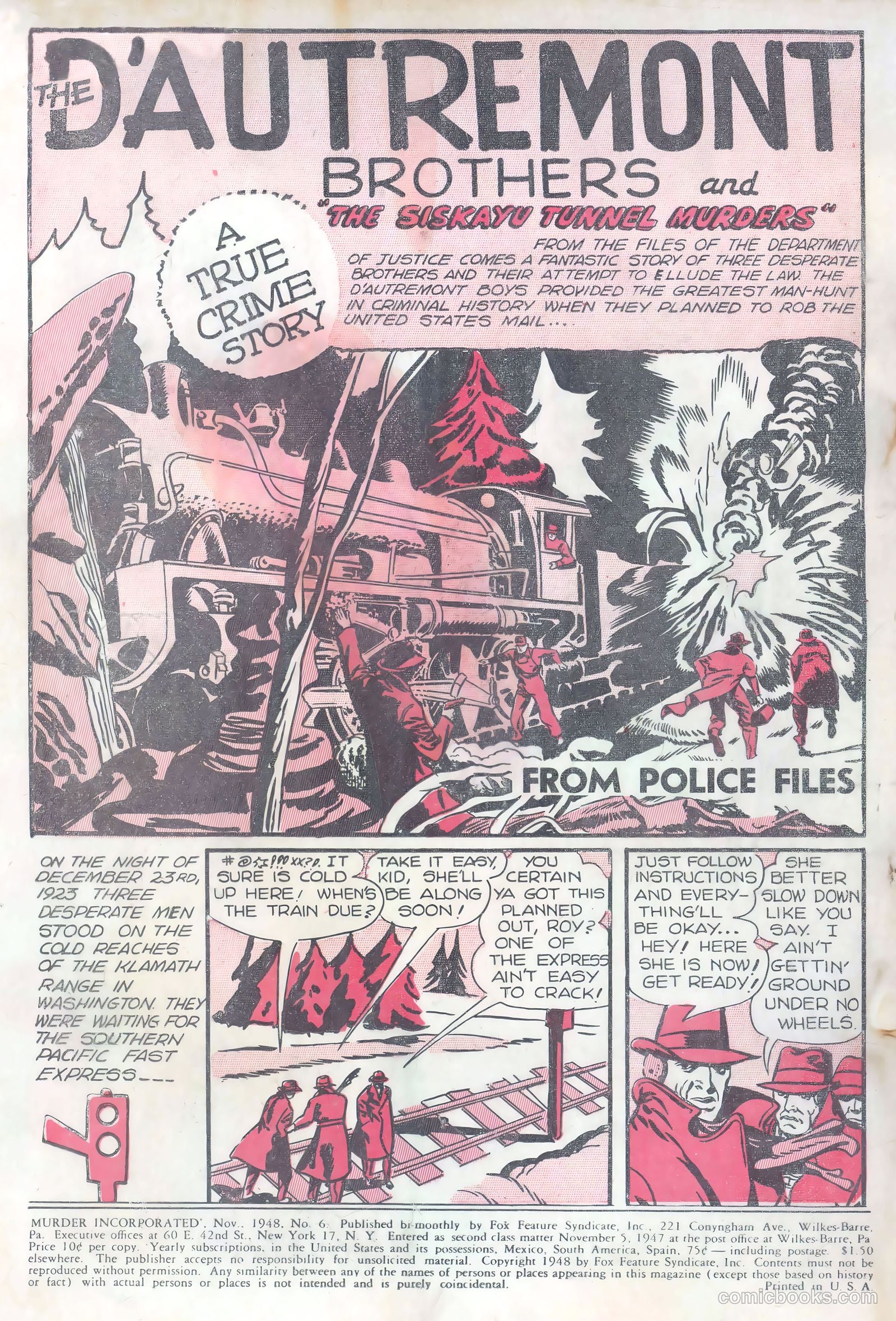 Murder Incorporated #6 (1948) — page 3 of 38