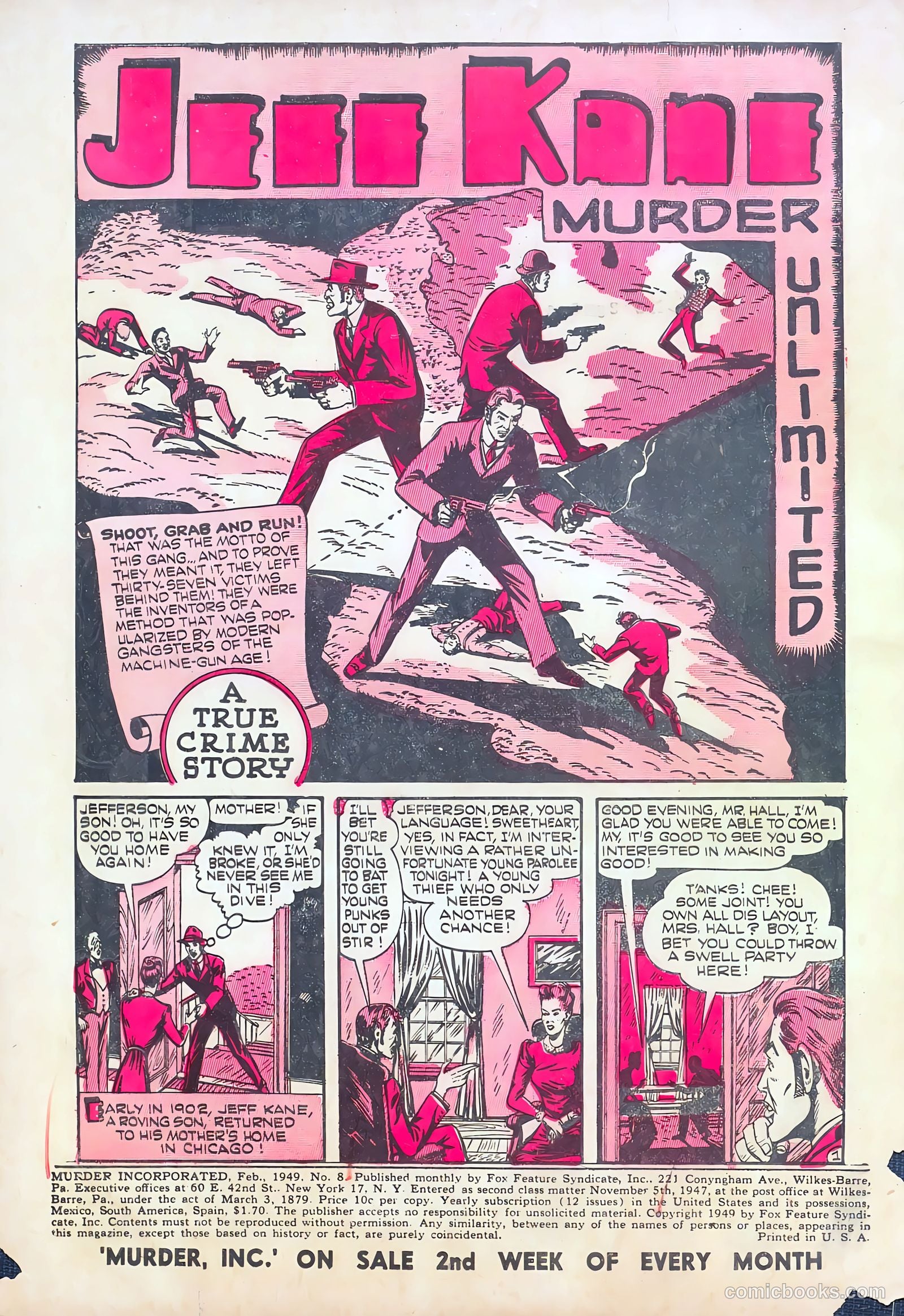 Murder Incorporated #8 (1949) — page 2 of 36