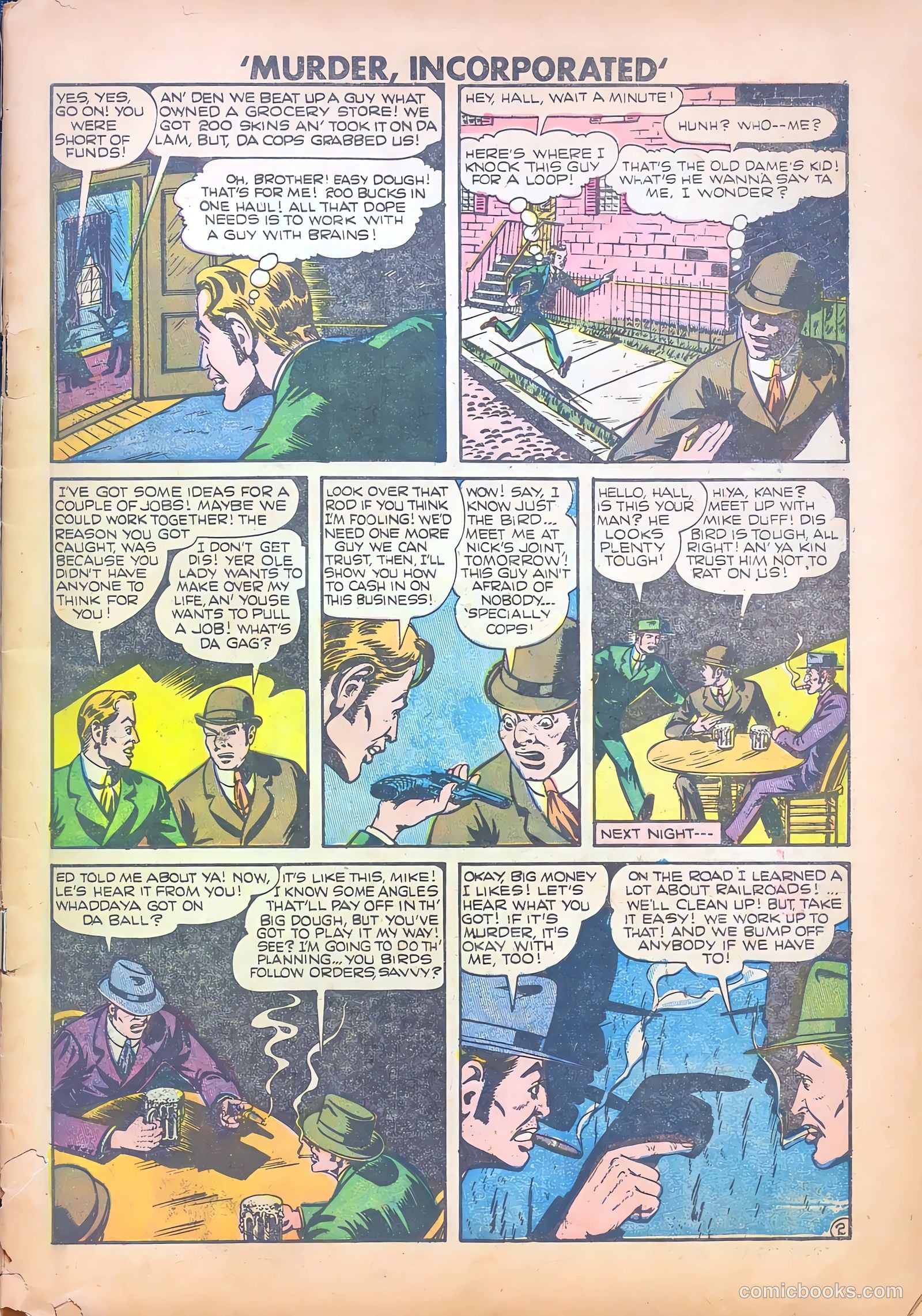 Murder Incorporated #8 (1949) — page 3 of 36