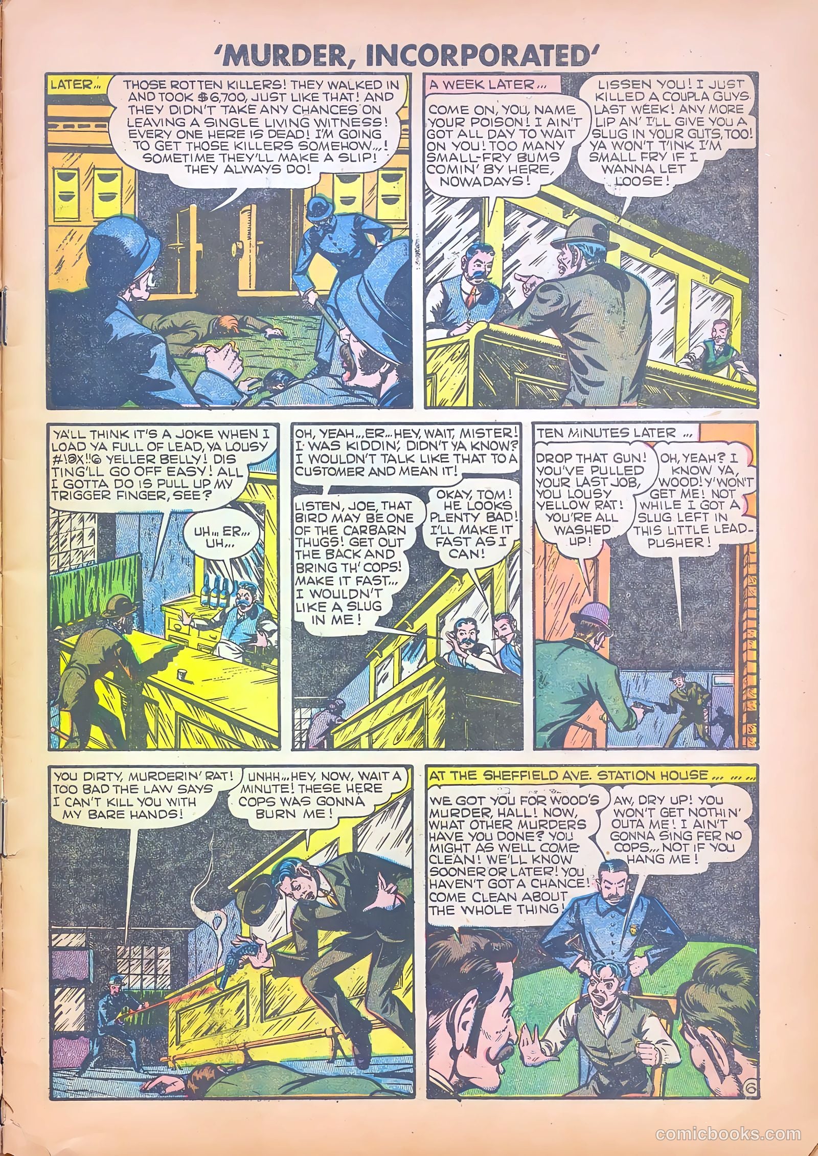 Murder Incorporated #8 (1949) — page 7 of 36