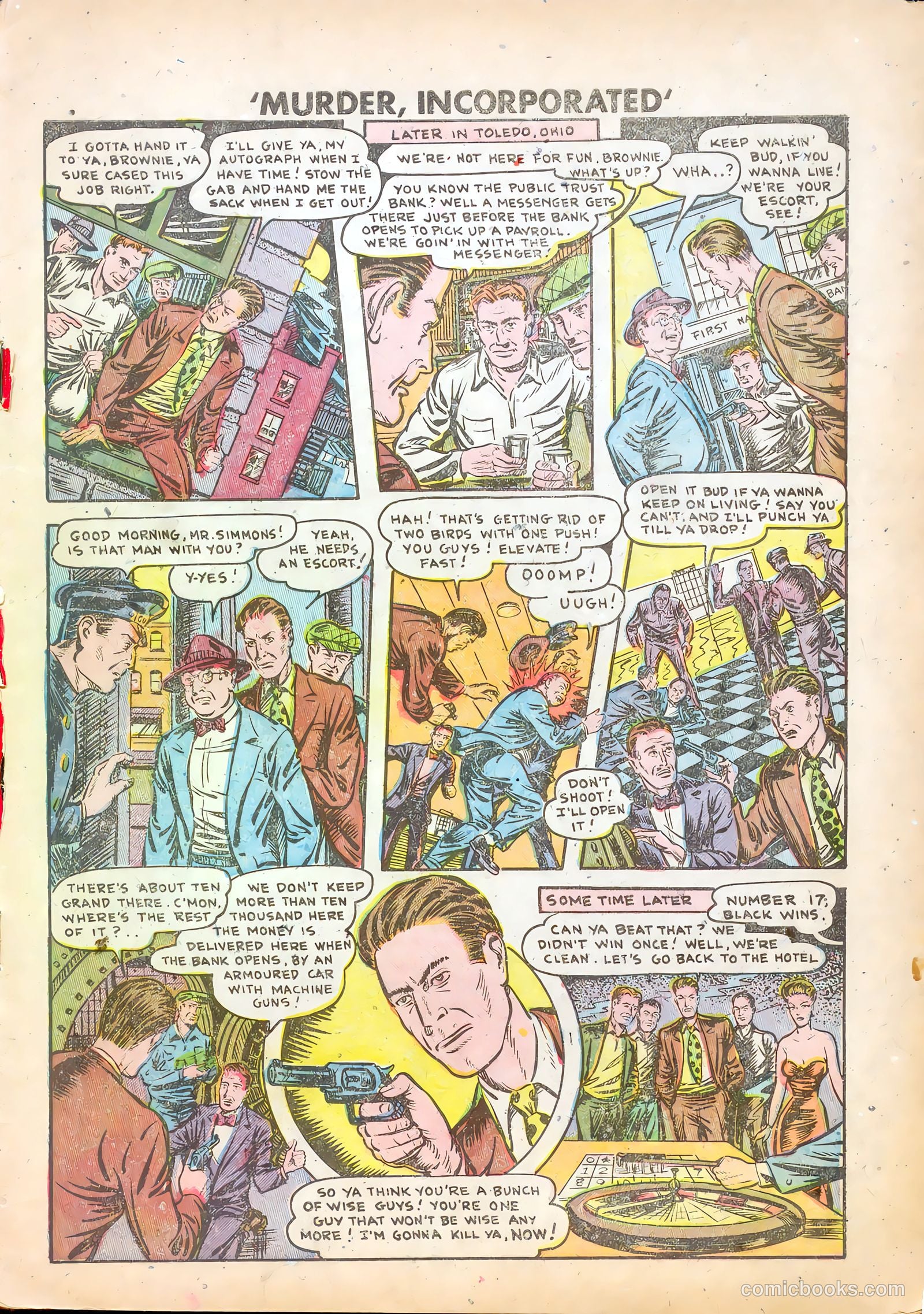 Murder Incorporated #9 (1949) — page 3 of 36