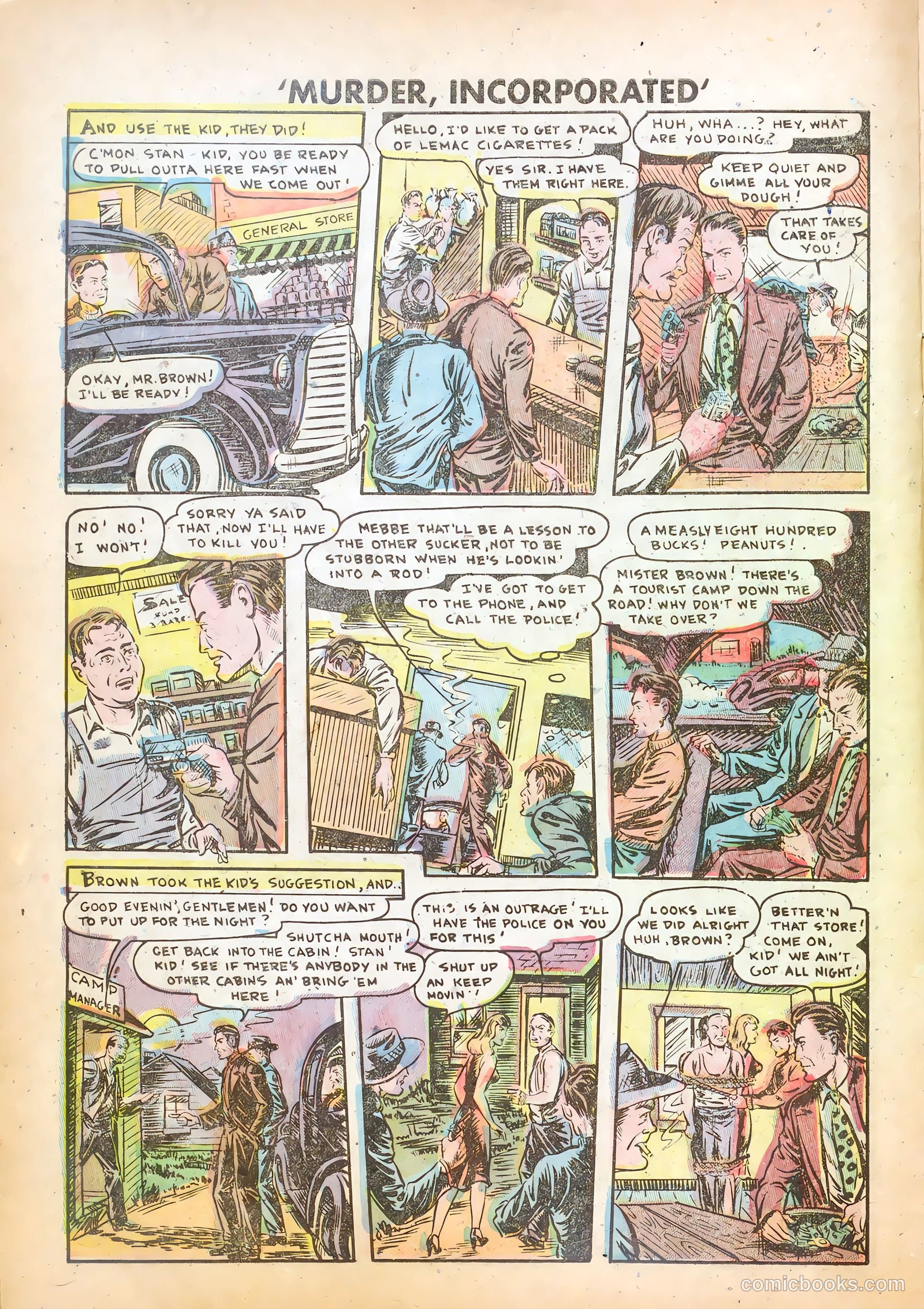 Murder Incorporated #9 (1949) — page 6 of 36