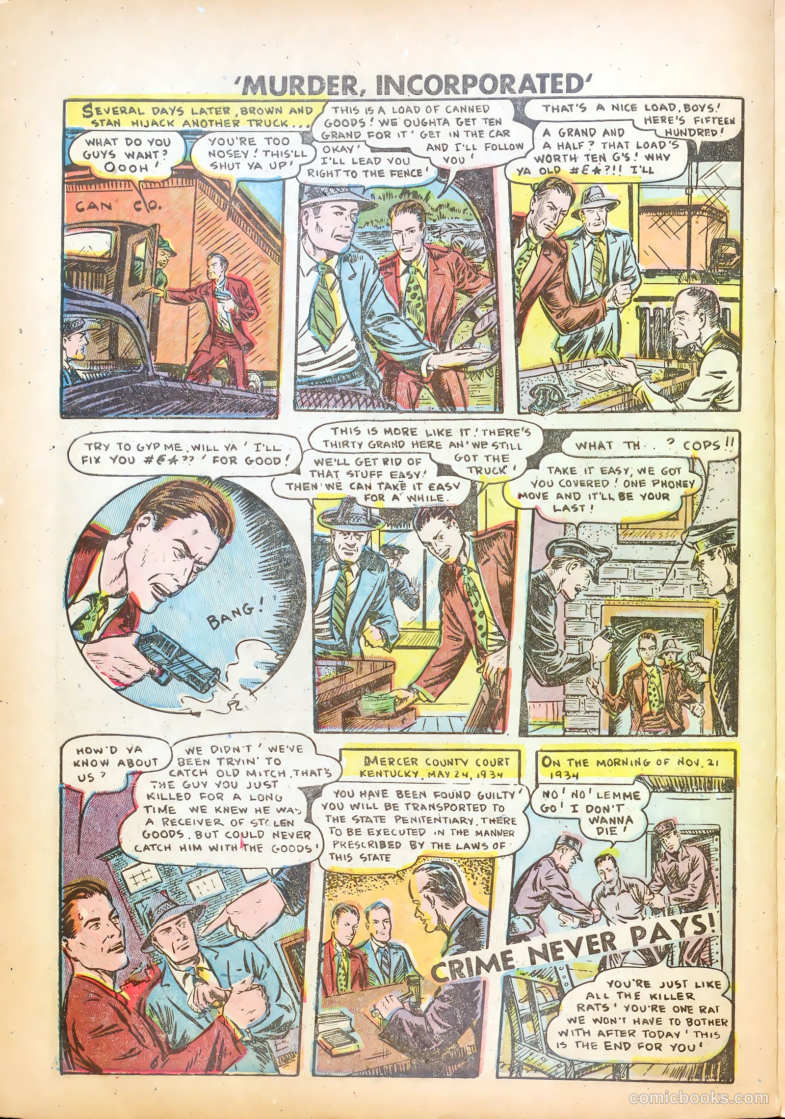 Murder Incorporated #9 (1949) — page 8 of 36