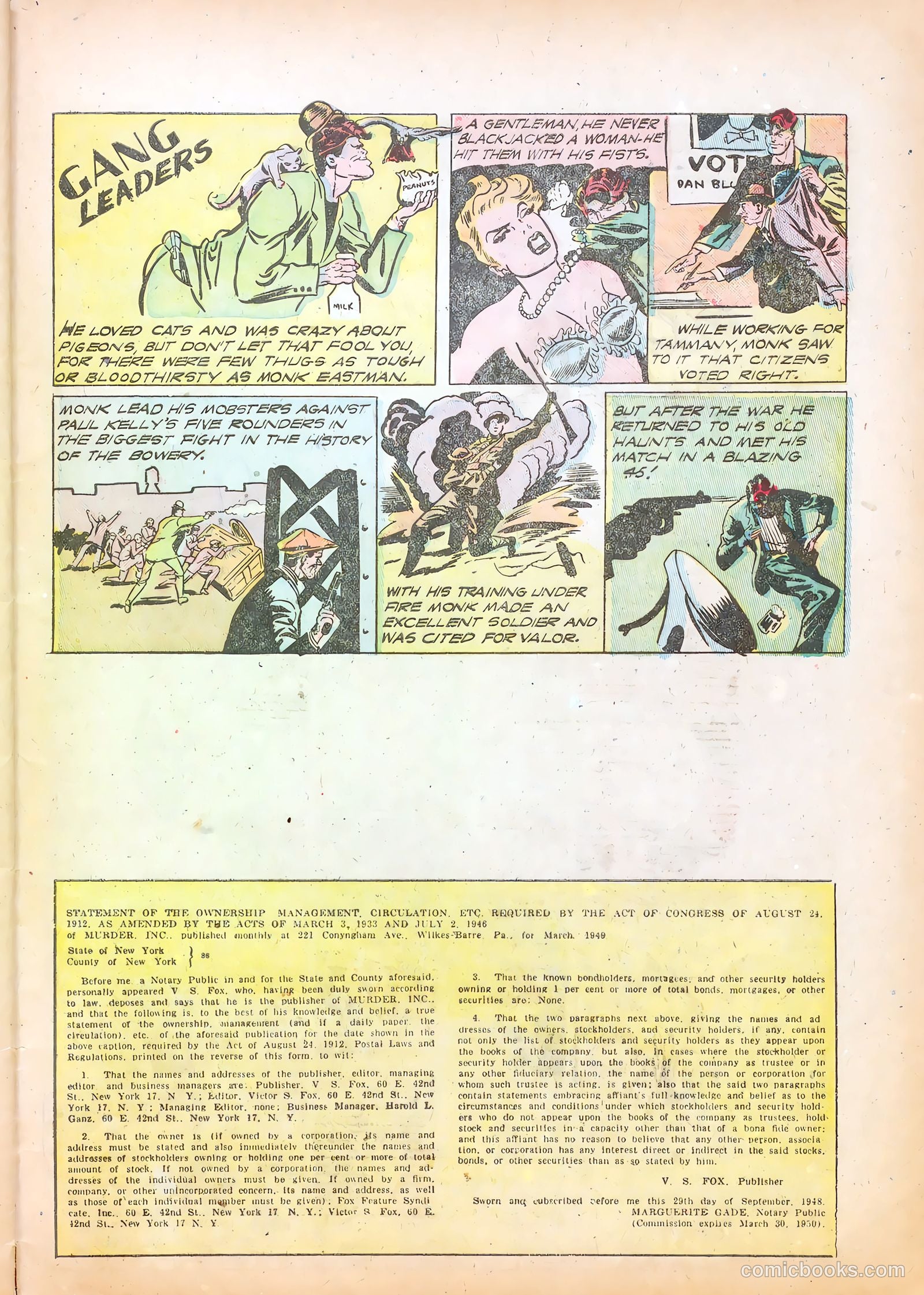 Murder Incorporated #9 (1949) — page 33 of 36
