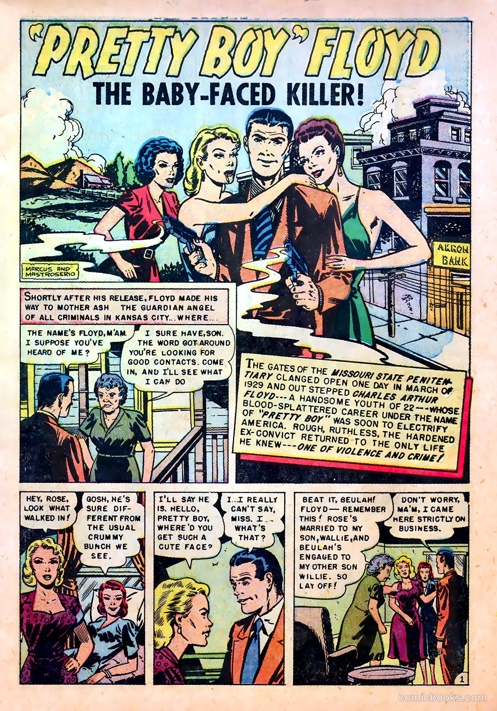 Murderous Gangsters #1 (1951) — page 3 of 36