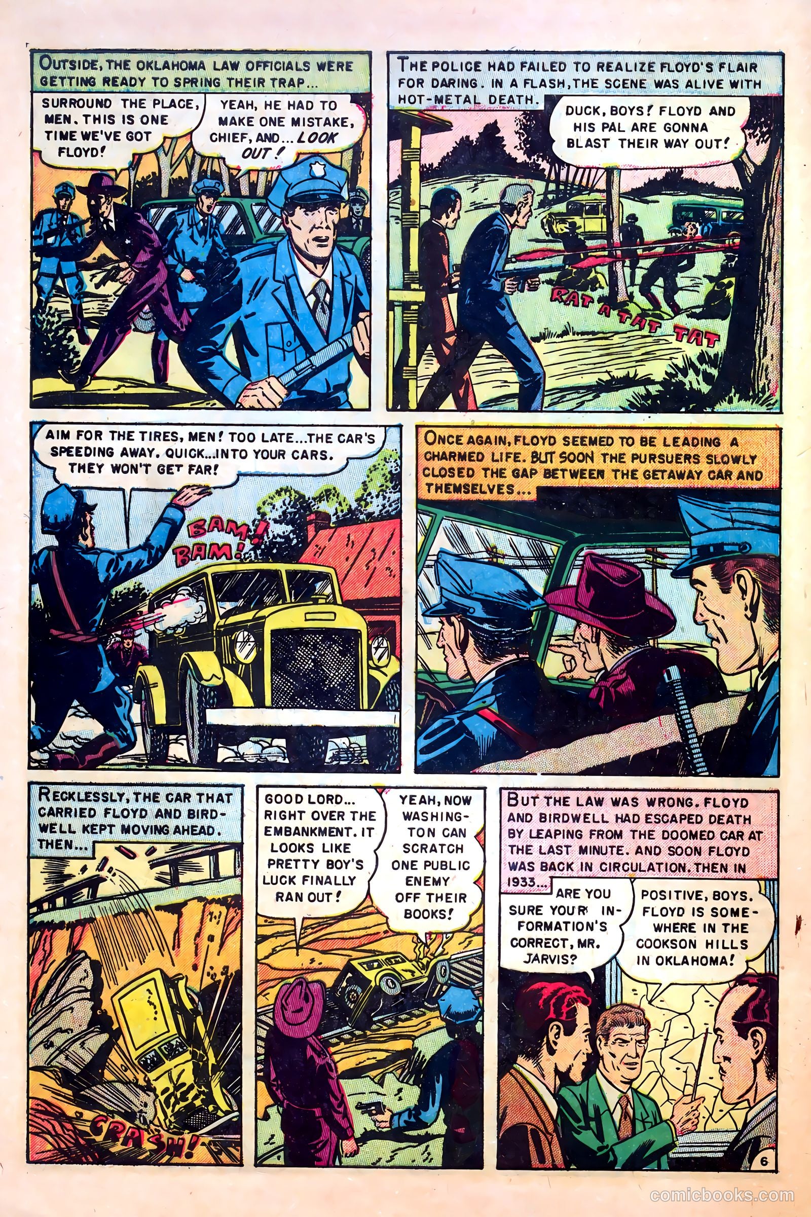 Murderous Gangsters #1 (1951) — page 8 of 36