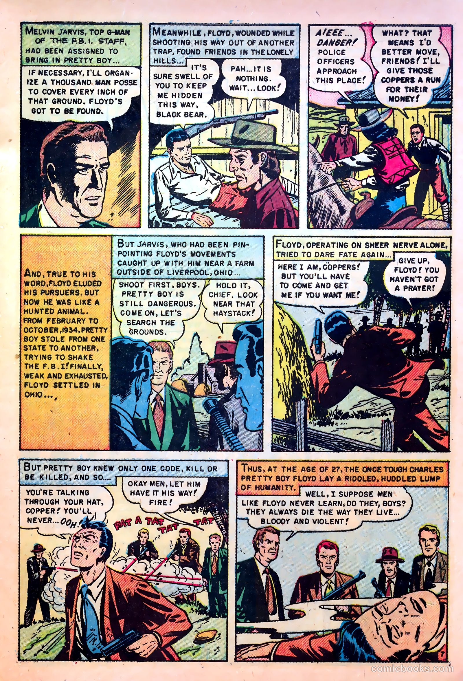 Murderous Gangsters #1 (1951) — page 9 of 36