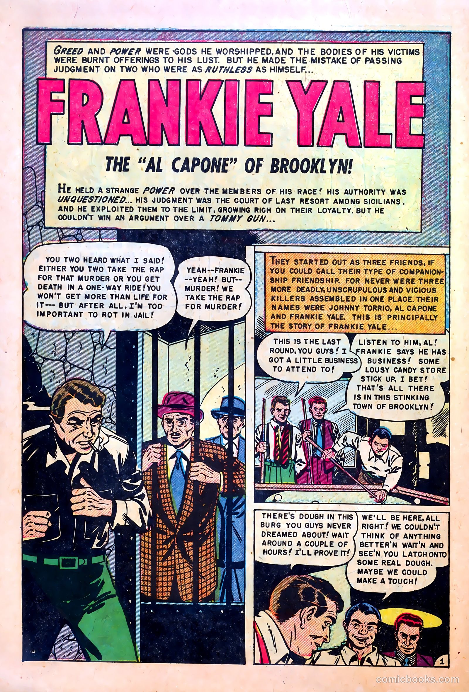 Murderous Gangsters #1 (1951) — page 10 of 36