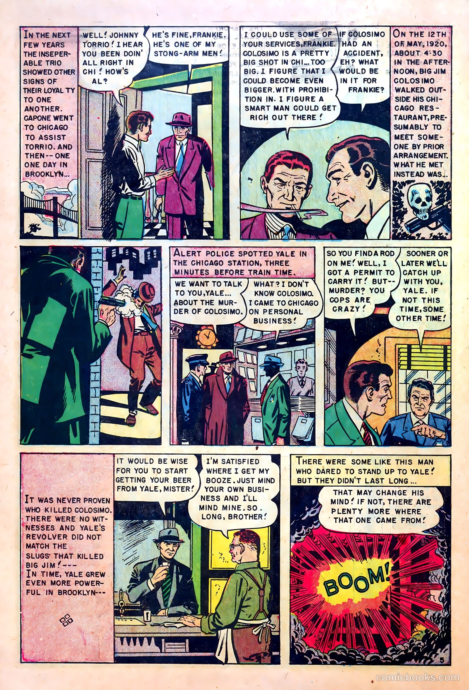 Murderous Gangsters #1 (1951) — page 14 of 36