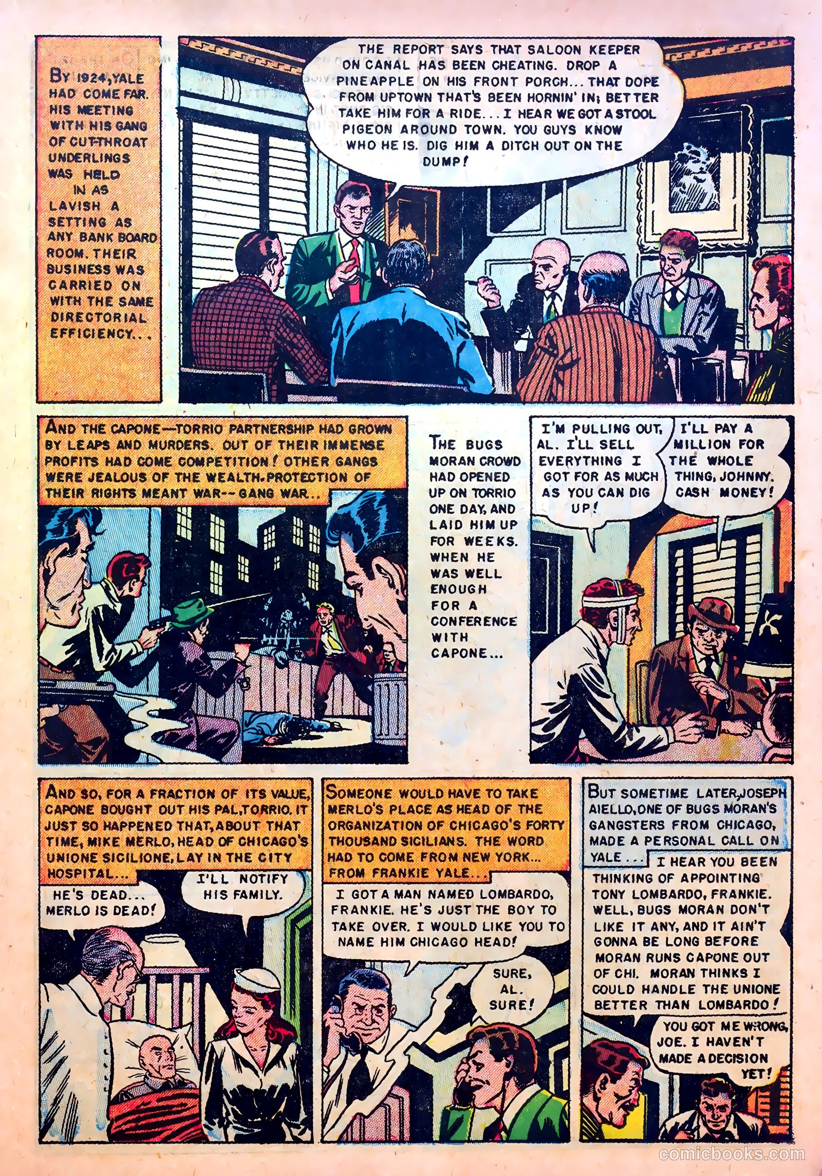 Murderous Gangsters #1 (1951) — page 15 of 36