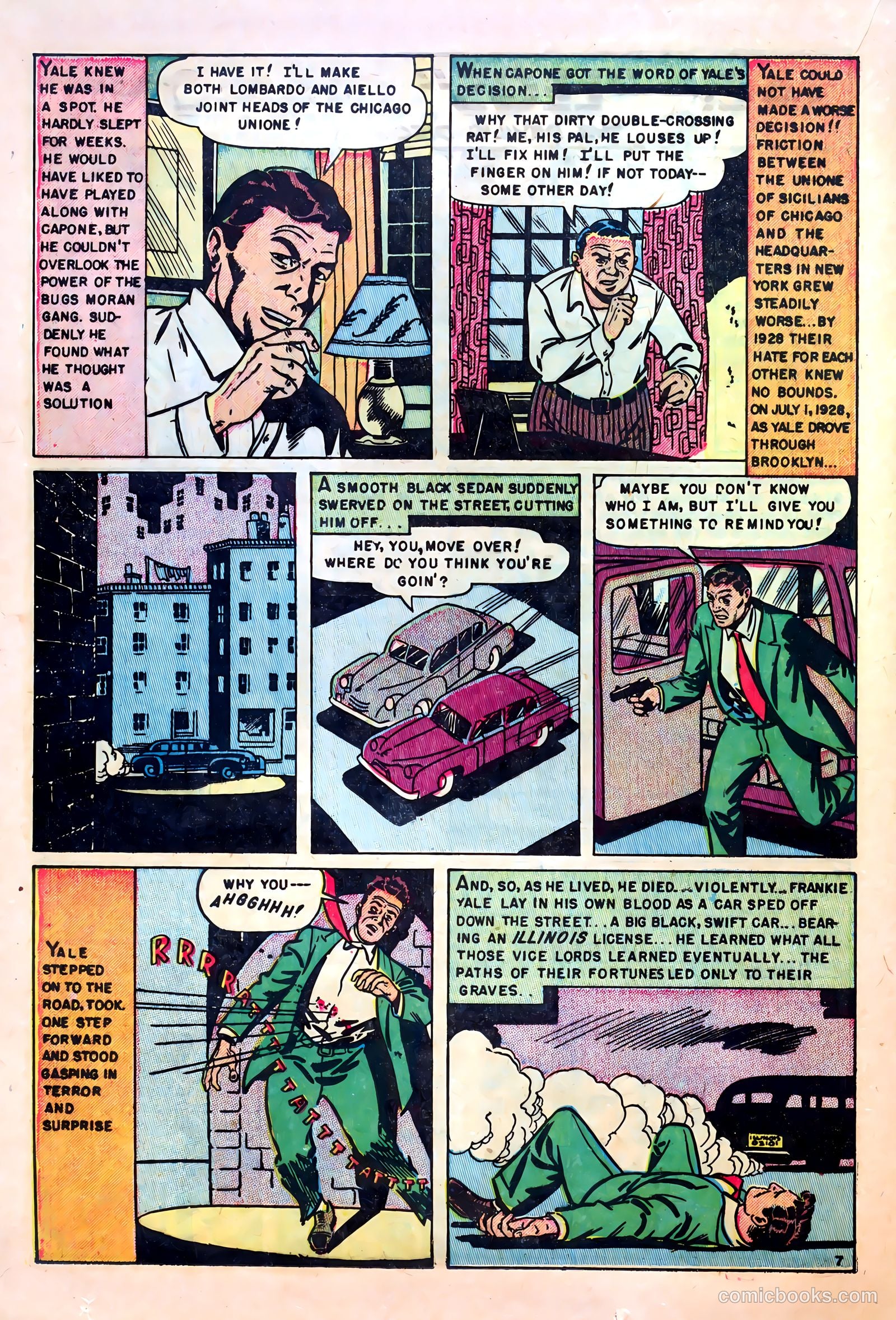 Murderous Gangsters #1 (1951) — page 16 of 36