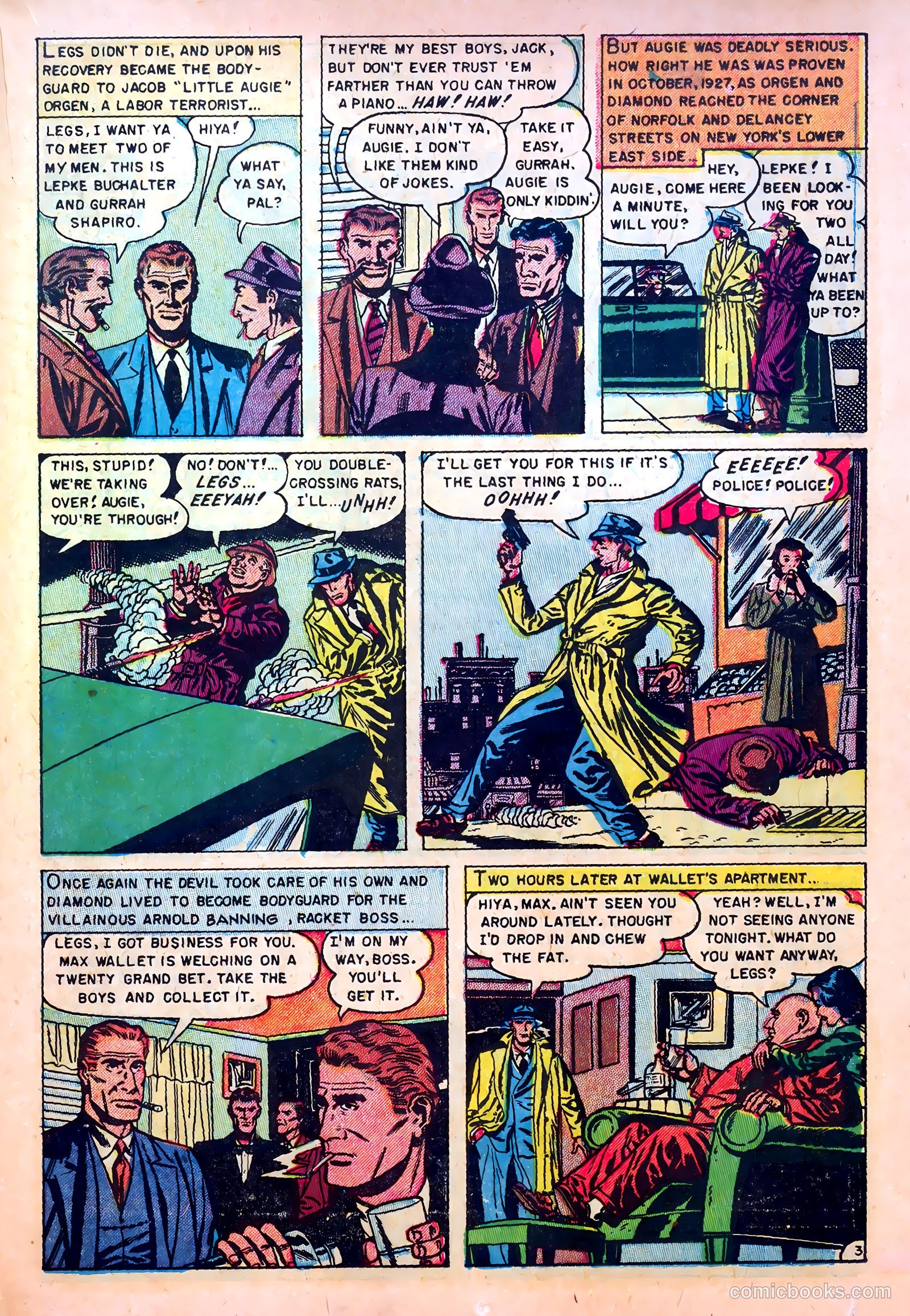 Murderous Gangsters #1 (1951) — page 19 of 36