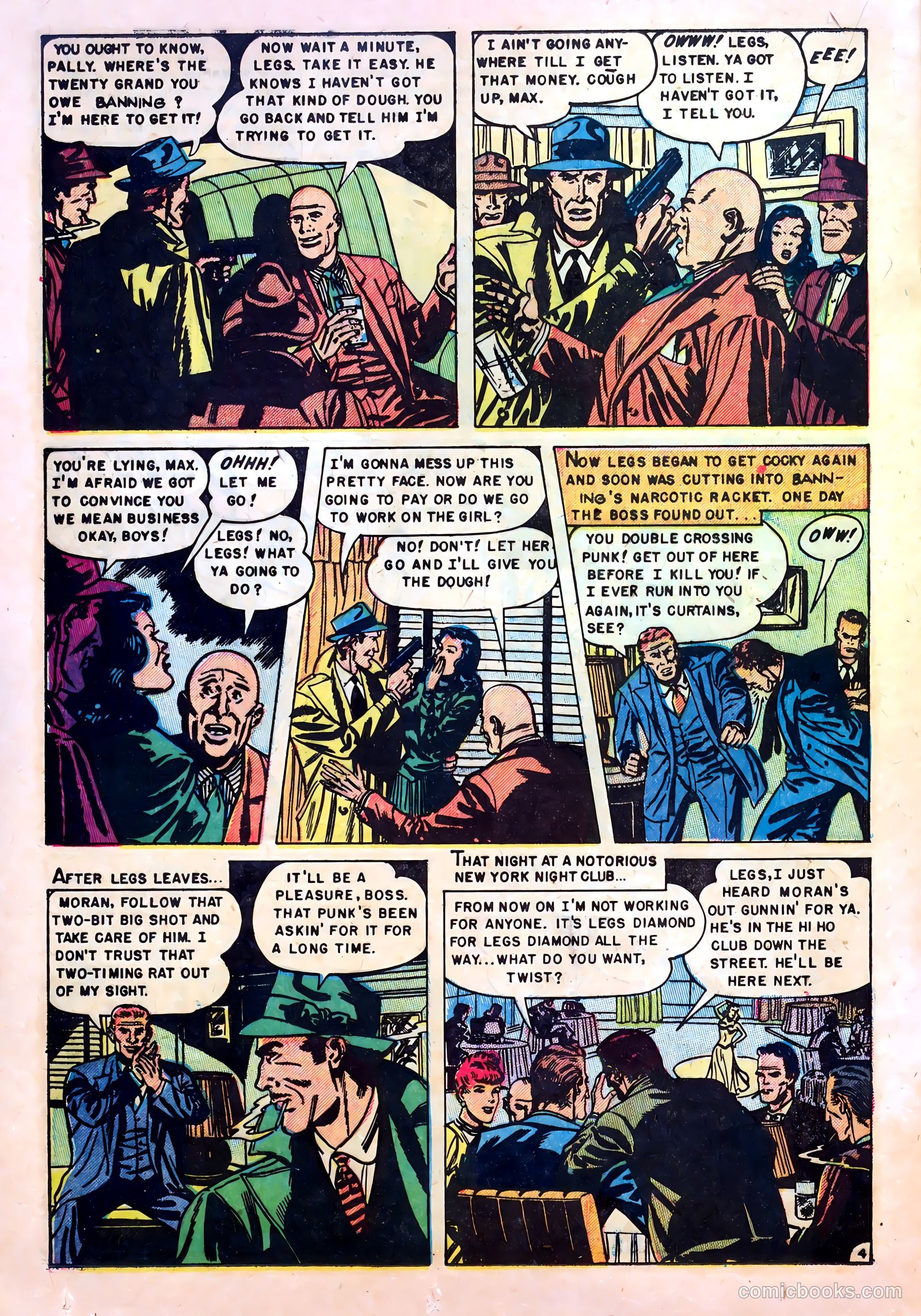 Murderous Gangsters #1 (1951) — page 20 of 36
