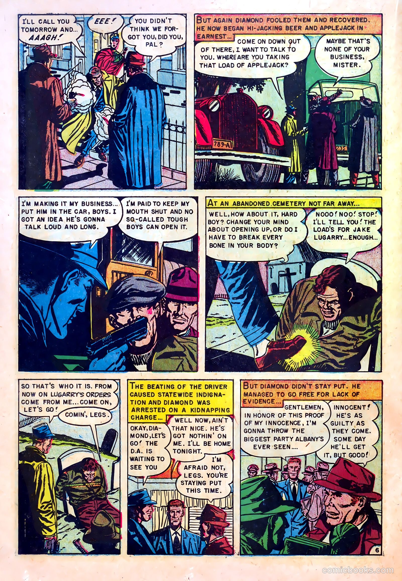 Murderous Gangsters #1 (1951) — page 22 of 36