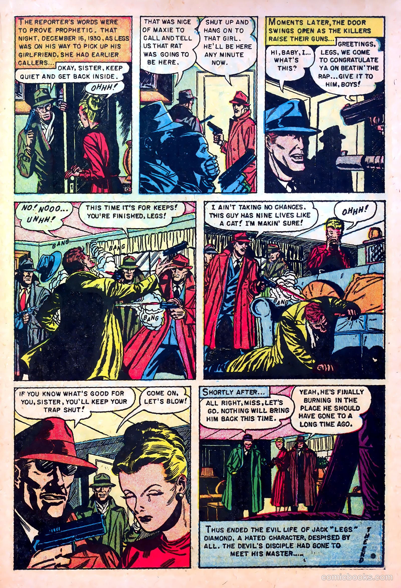 Murderous Gangsters #1 (1951) — page 23 of 36