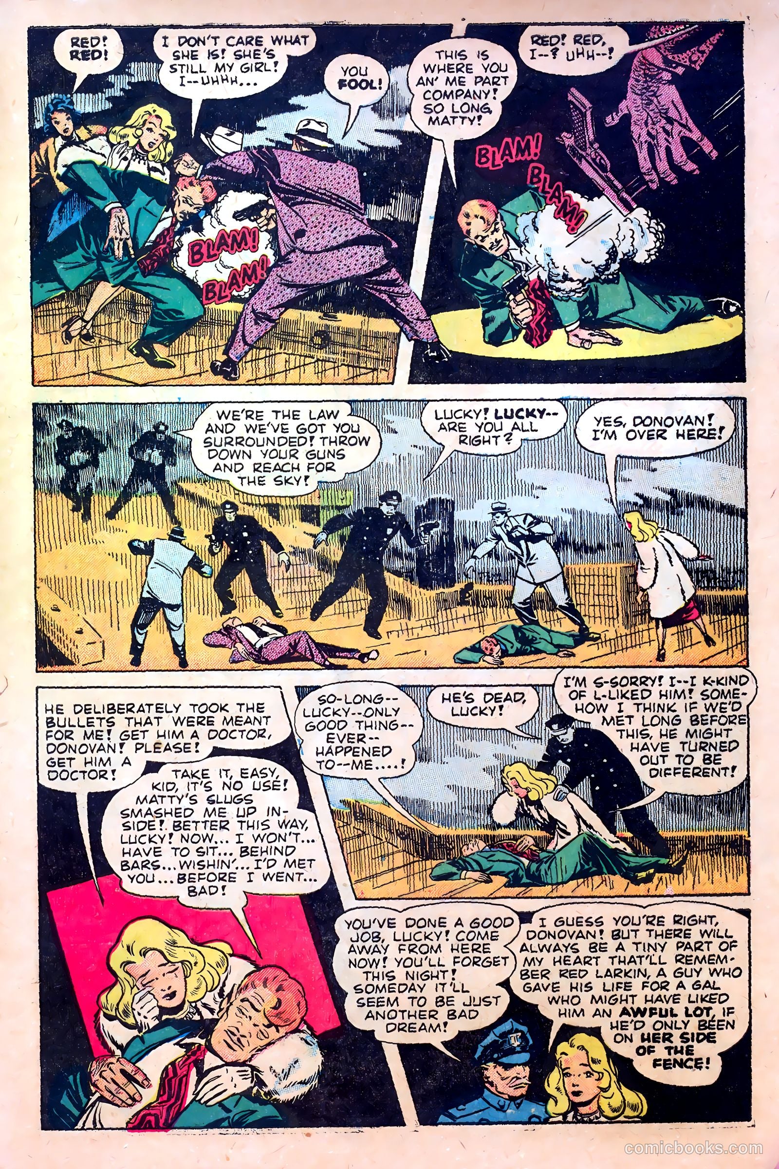 Murderous Gangsters #1 (1951) — page 33 of 36