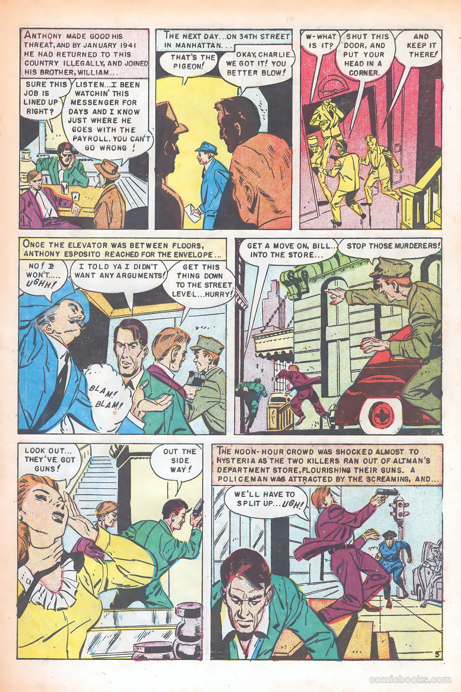 Murderous Gangsters #2 (1951) — page 7 of 37
