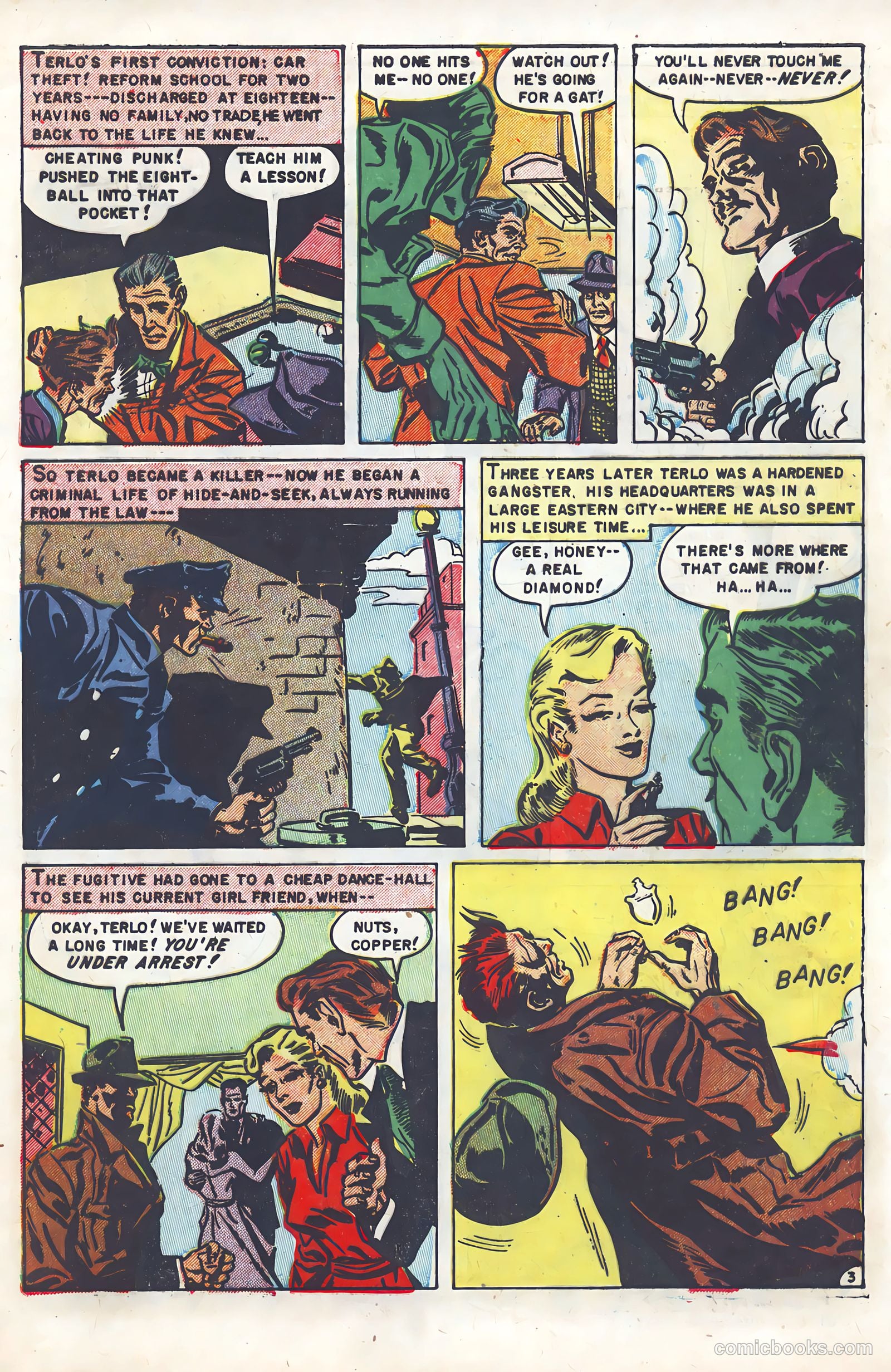 Murderous Gangsters #3 (1952) — page 3 of 36