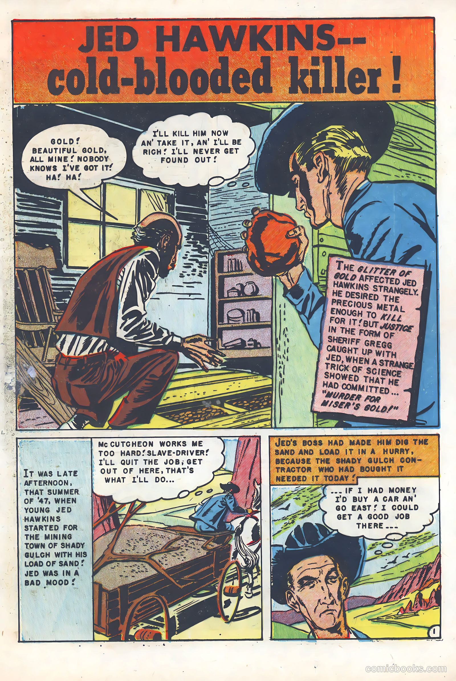 Murderous Gangsters #3 (1952) — page 19 of 36