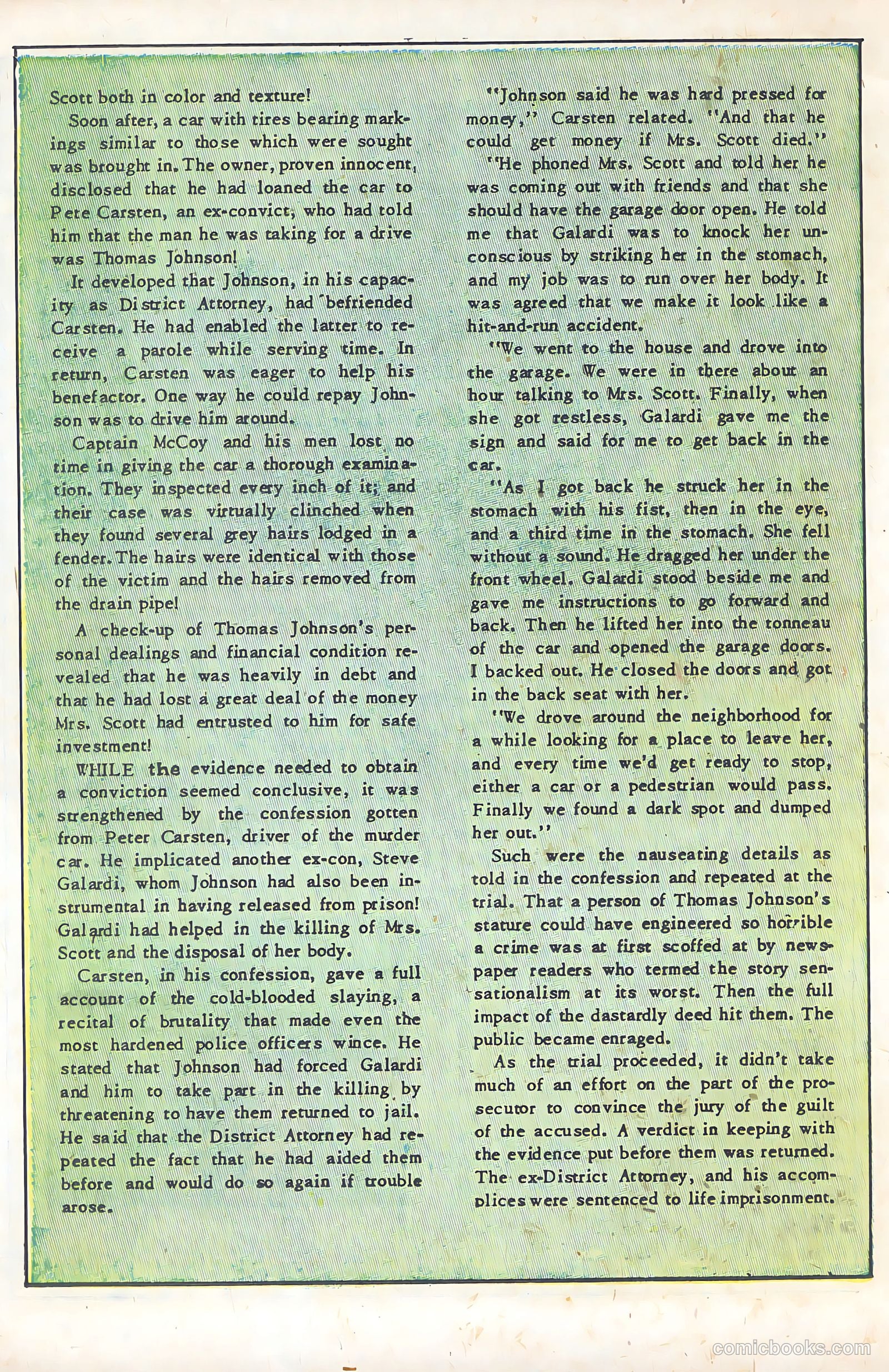 Murderous Gangsters #3 (1952) — page 24 of 36
