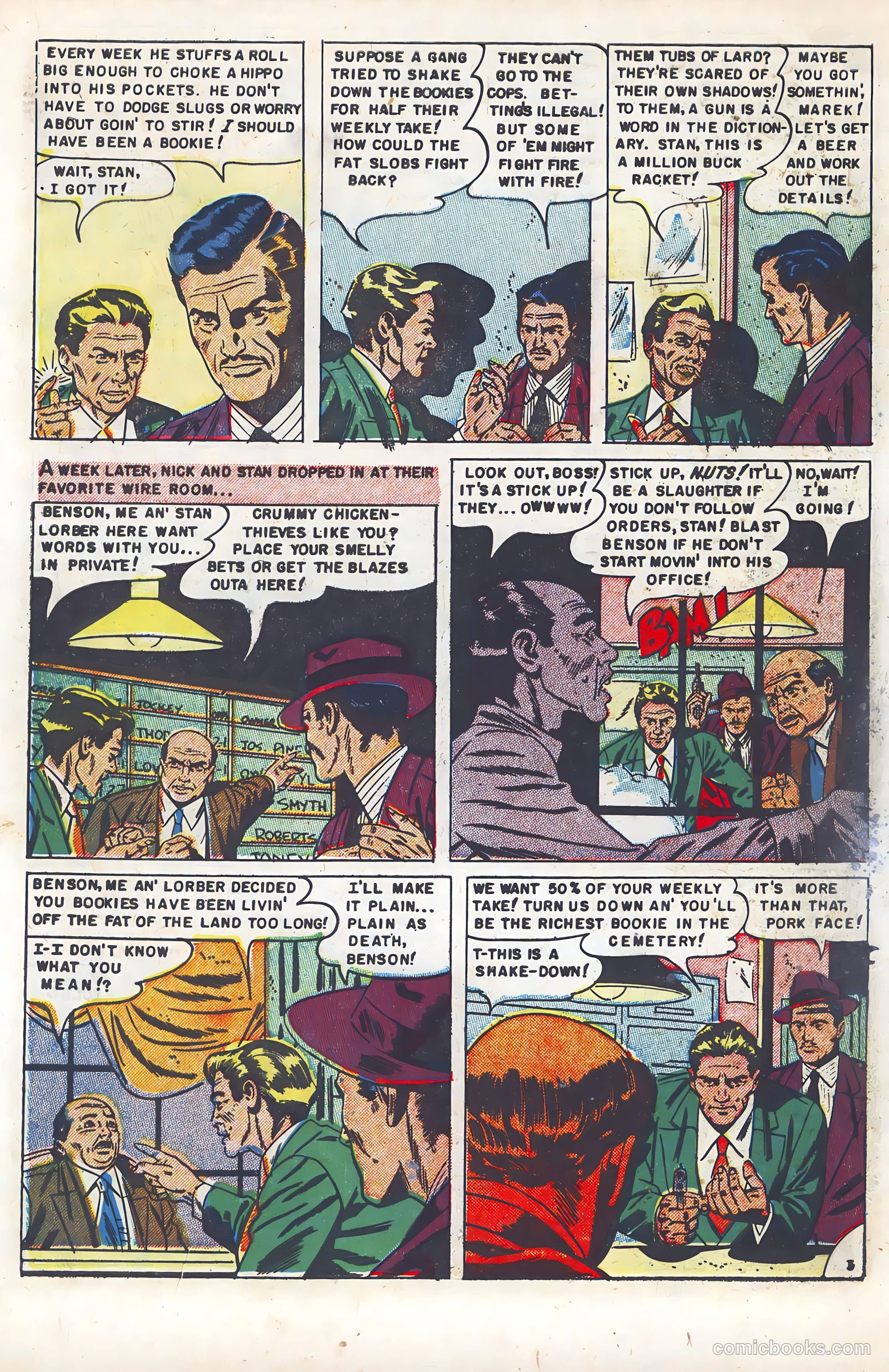 Murderous Gangsters #3 (1952) — page 28 of 36