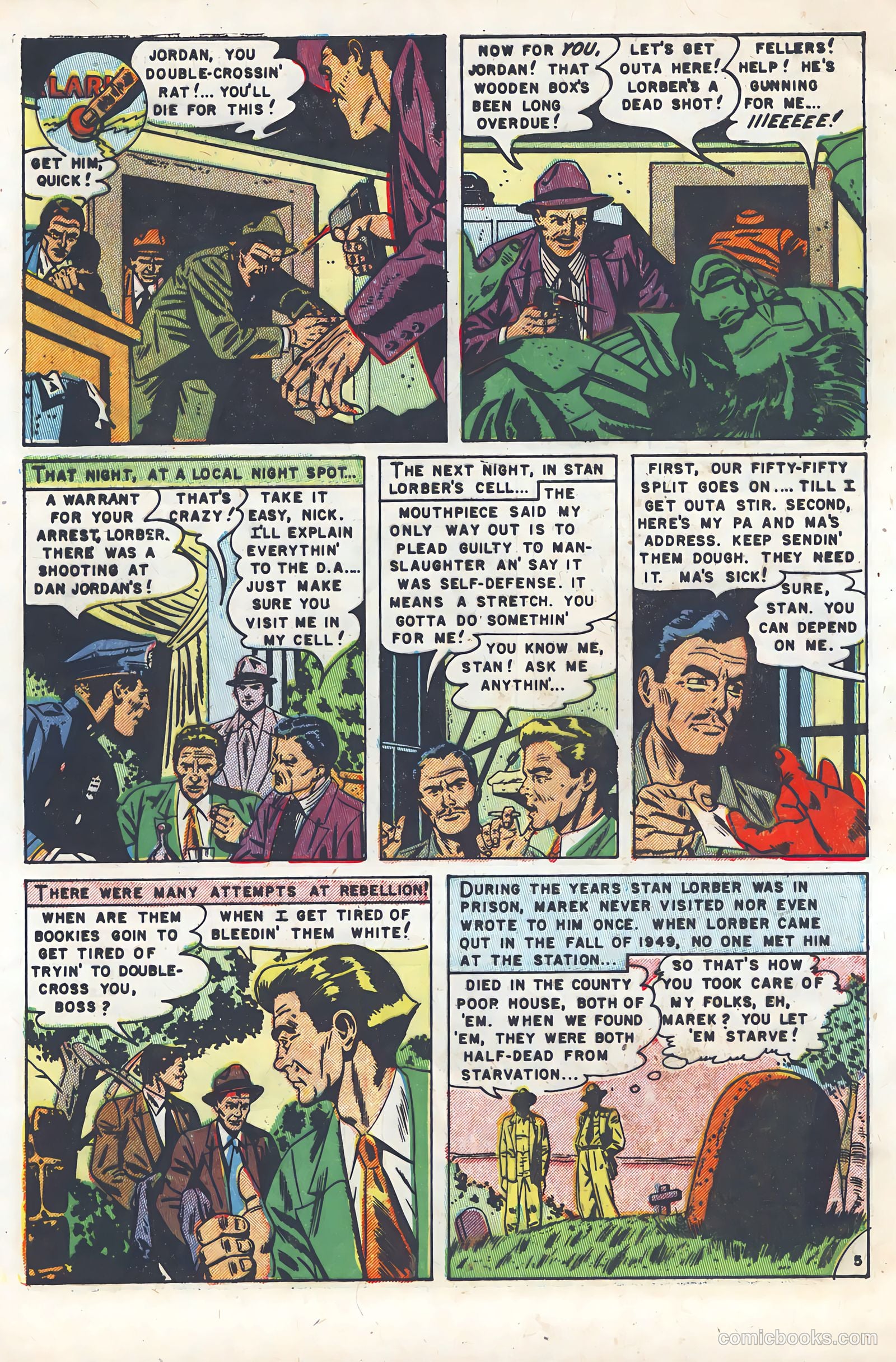 Murderous Gangsters #3 (1952) — page 30 of 36