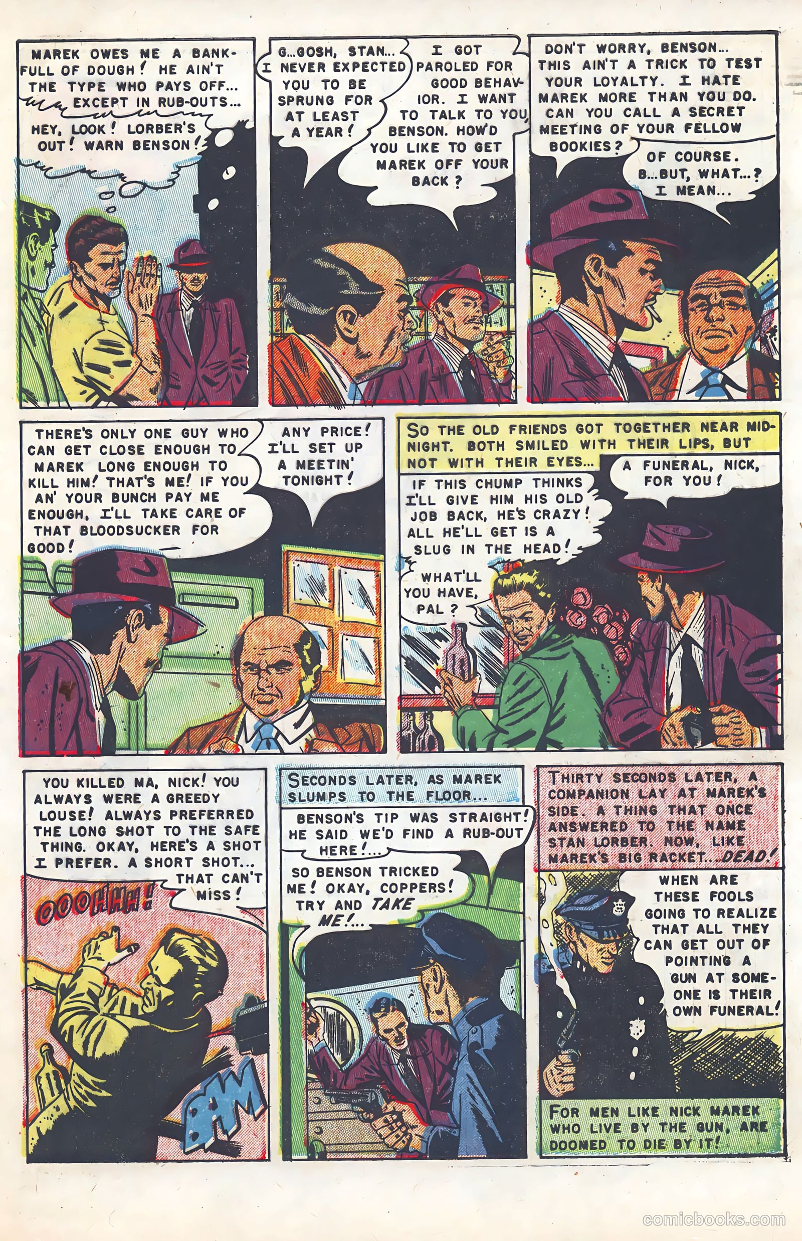 Murderous Gangsters #3 (1952) — page 31 of 36