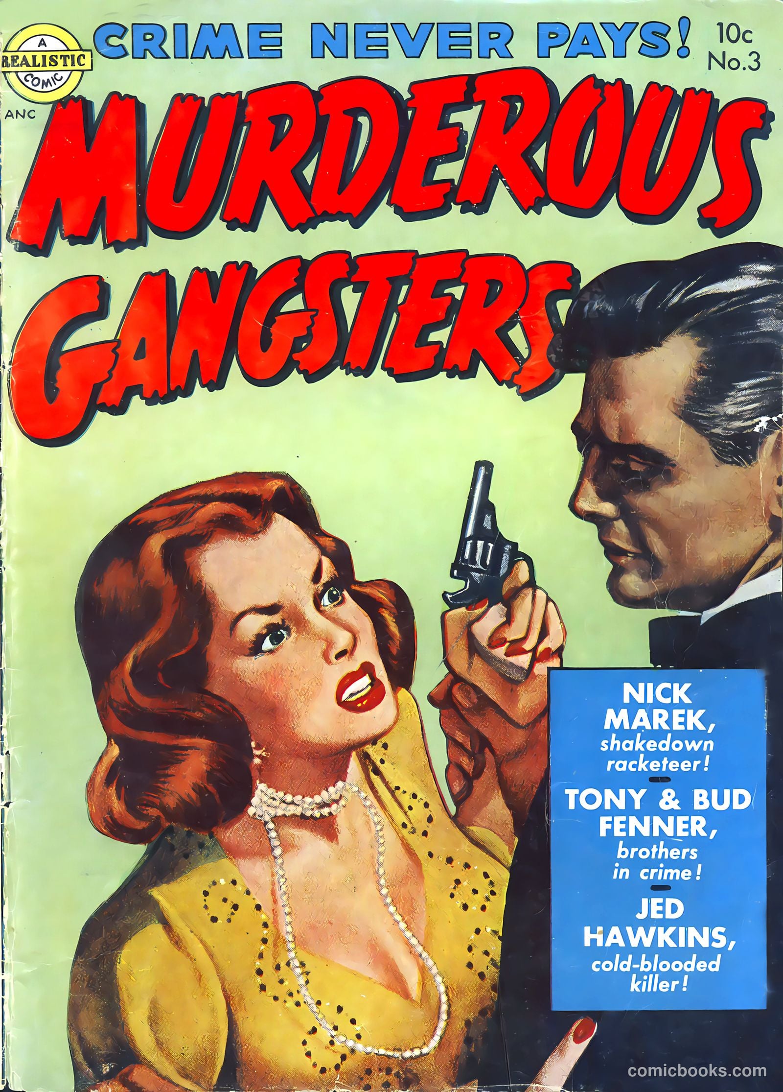 Murderous Gangsters #3 (1952) — page 33 of 36