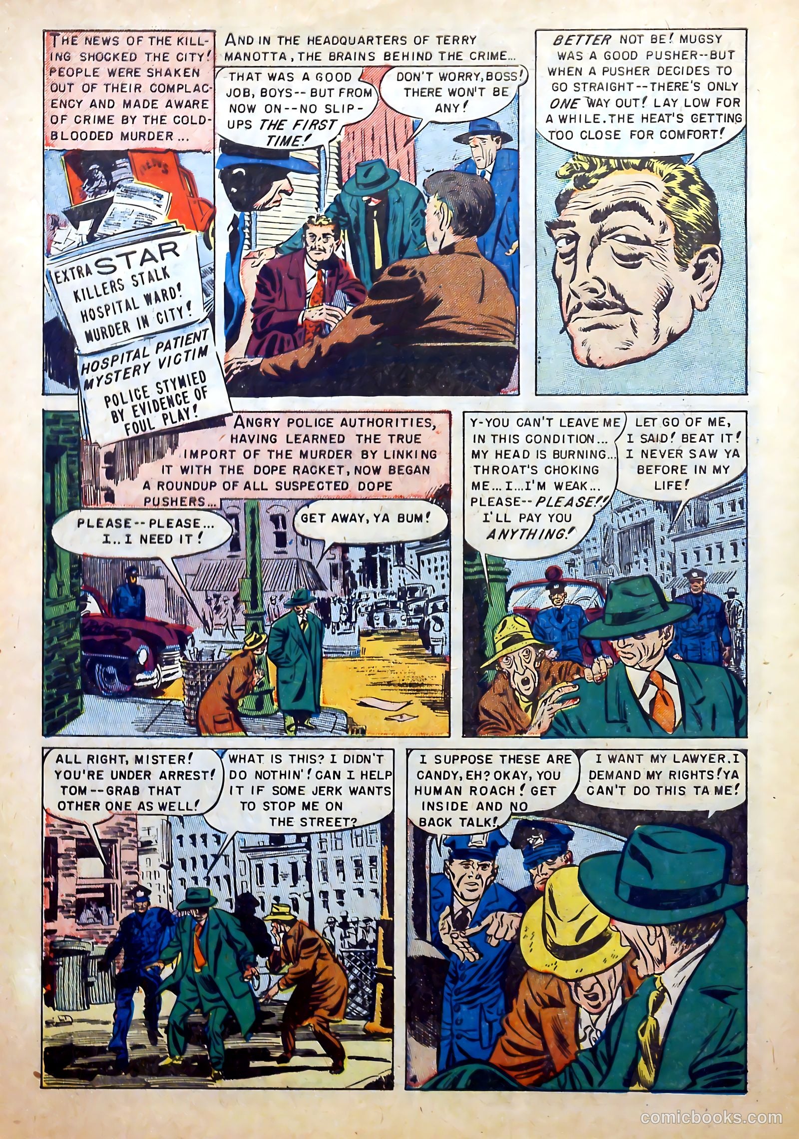Murderous Gangsters #4 (1952) — page 6 of 37