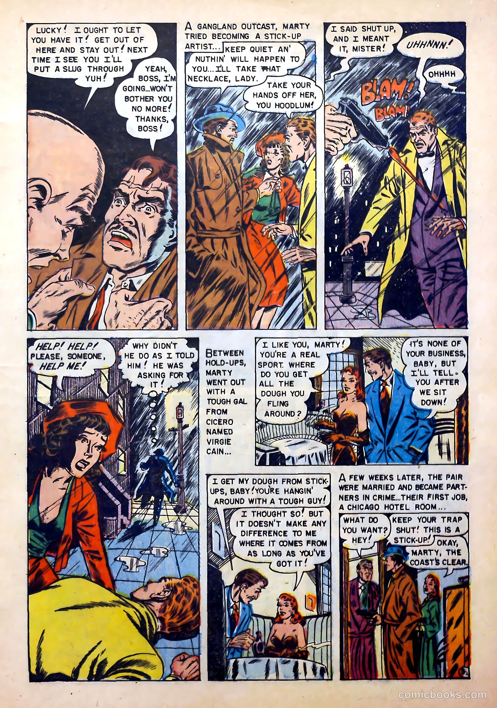 Murderous Gangsters #4 (1952) — page 13 of 37