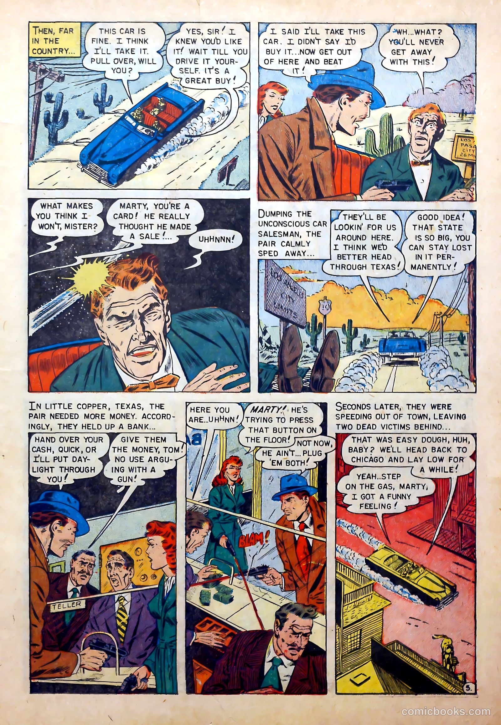Murderous Gangsters #4 (1952) — page 15 of 37