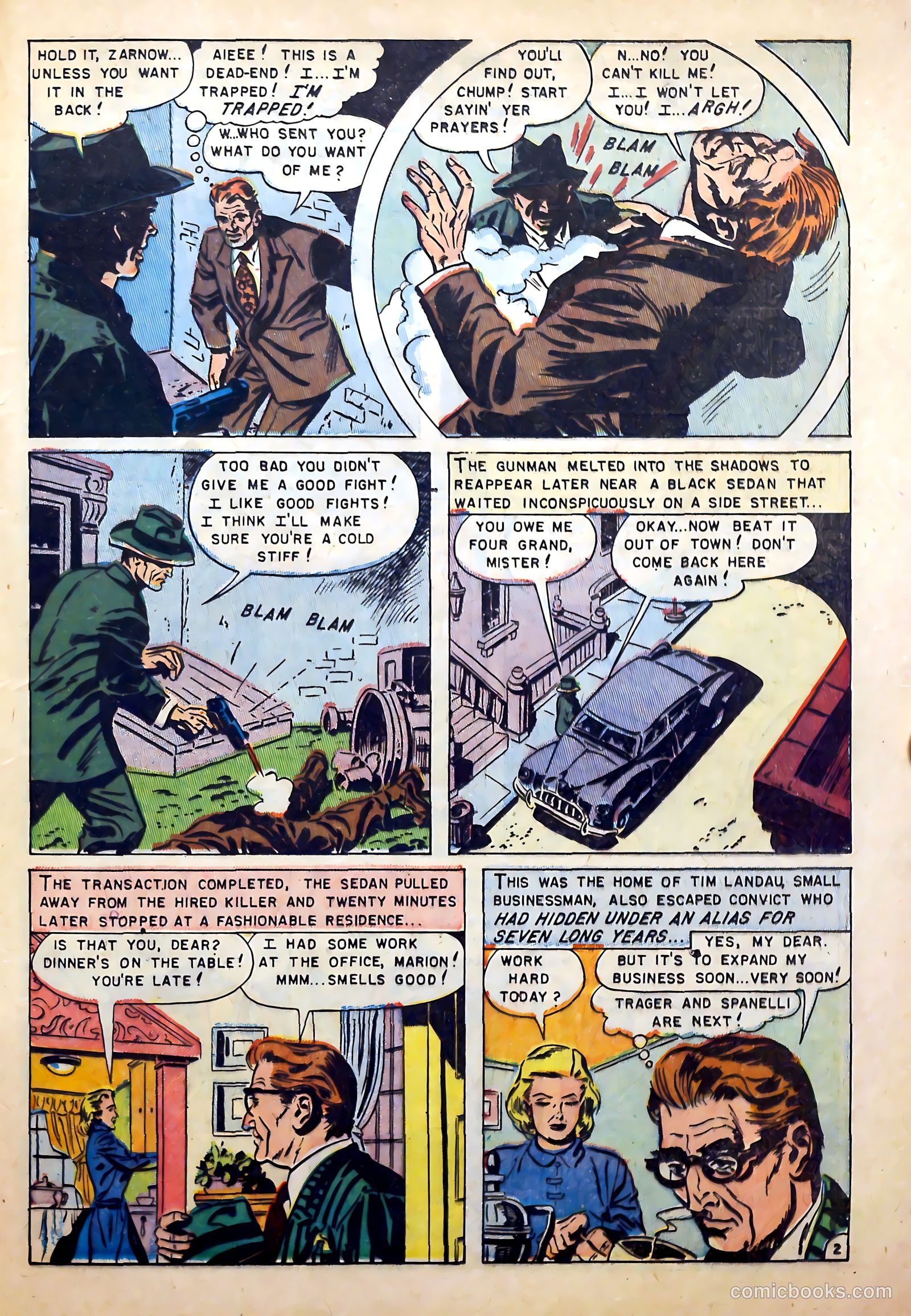 Murderous Gangsters #4 (1952) — page 21 of 37