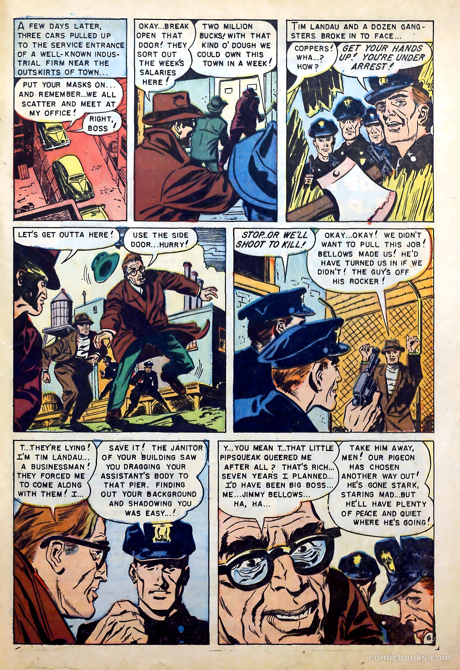 Murderous Gangsters #4 (1952) — page 25 of 37