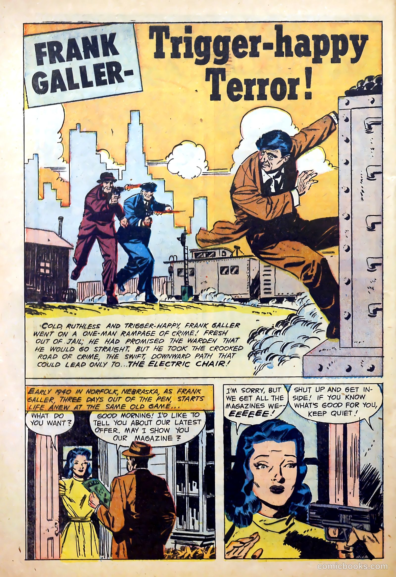 Murderous Gangsters #4 (1952) — page 28 of 37