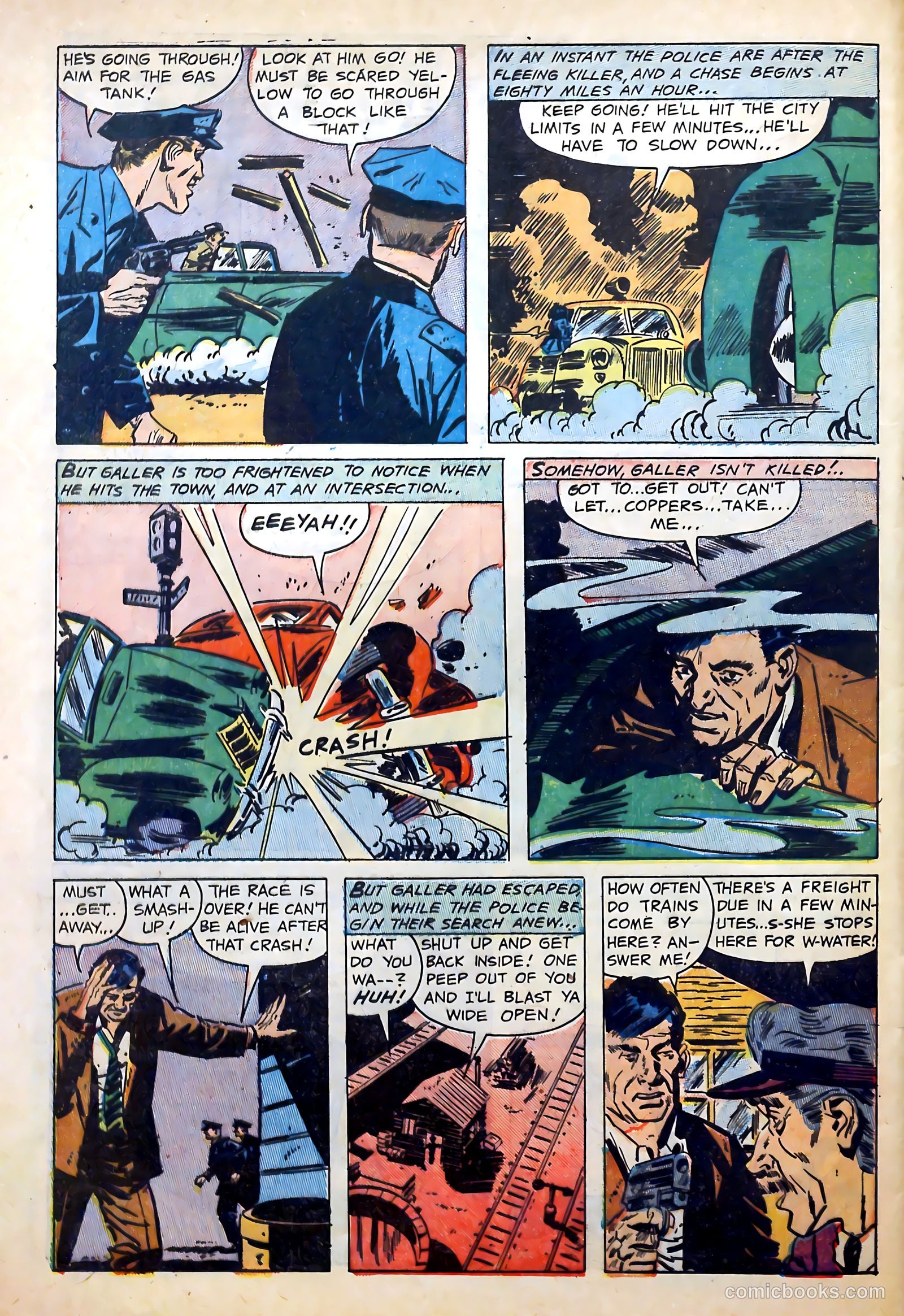 Murderous Gangsters #4 (1952) — page 32 of 37