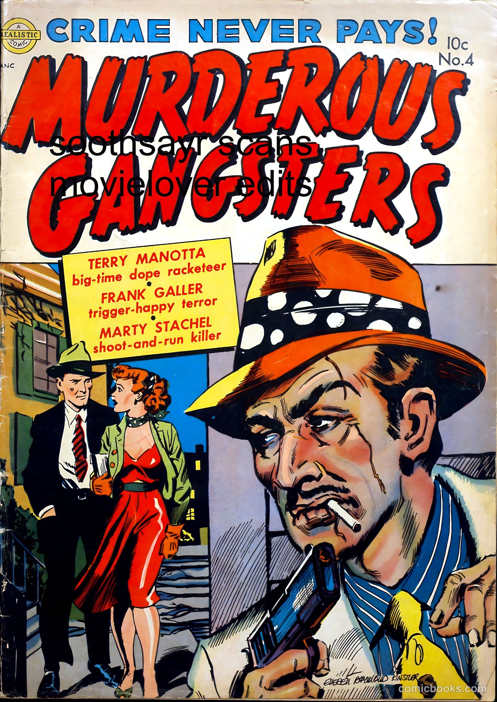 Murderous Gangsters #4 (1952) — page 37 of 37