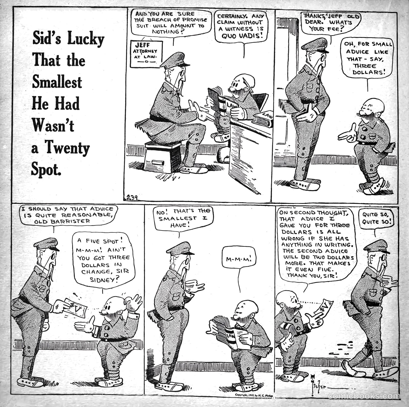 Mutt and Jeff #6 (1919) — page 40 of 50