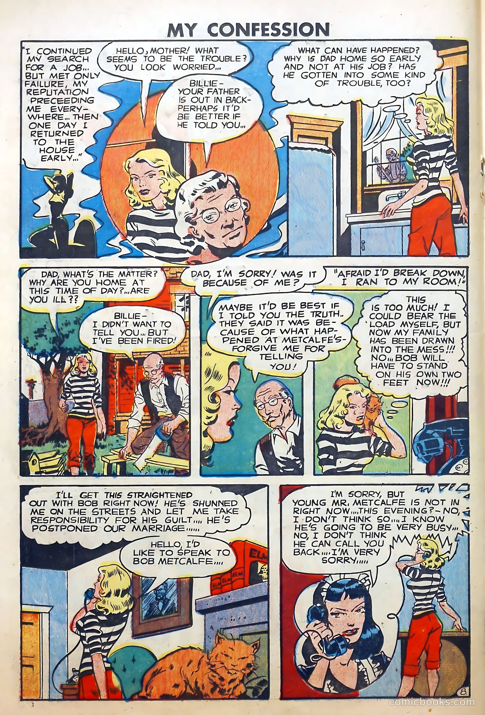 My Confession #8 (1949) — page 18 of 36