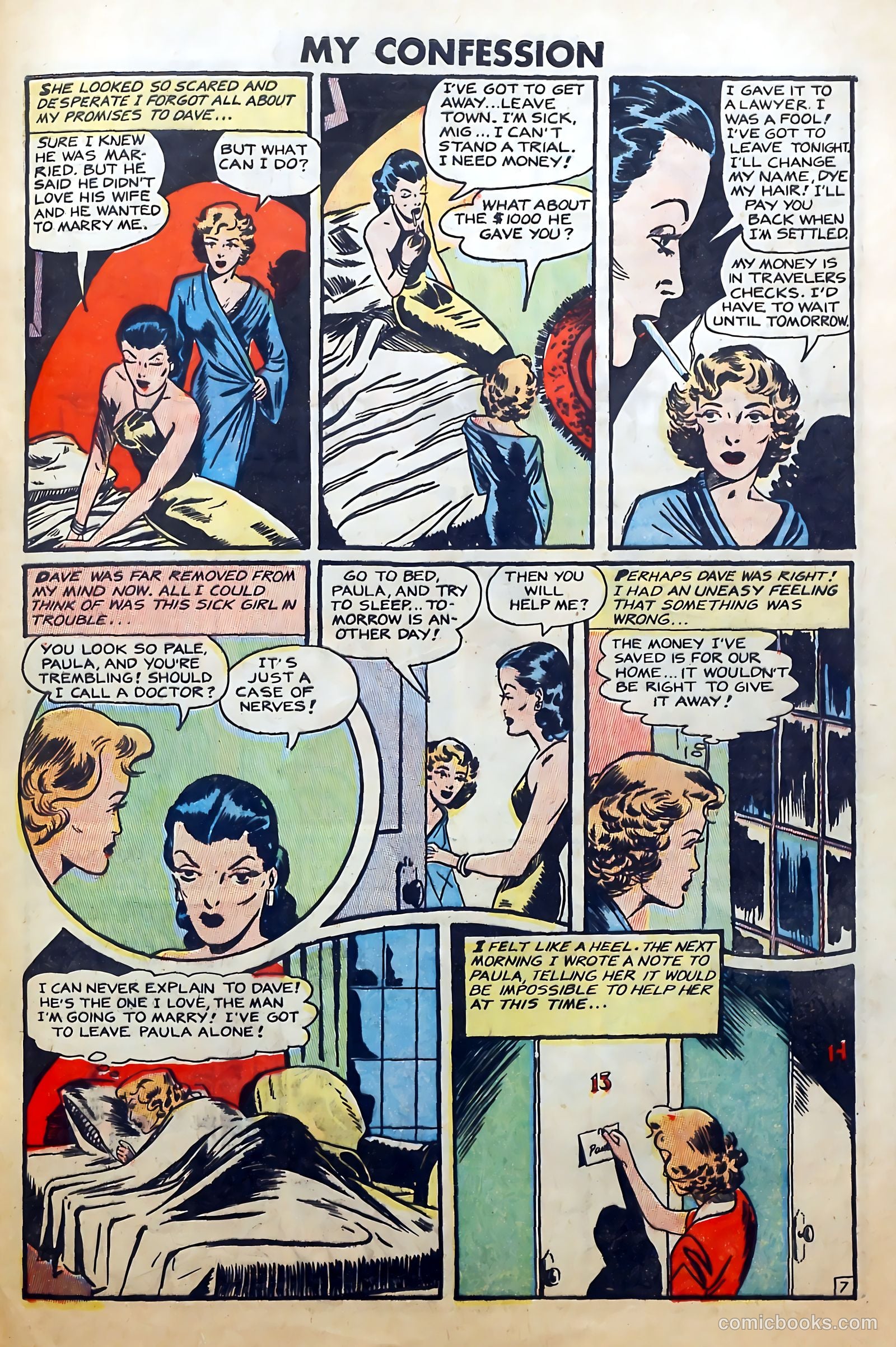My Confession #8 (1949) — page 29 of 36
