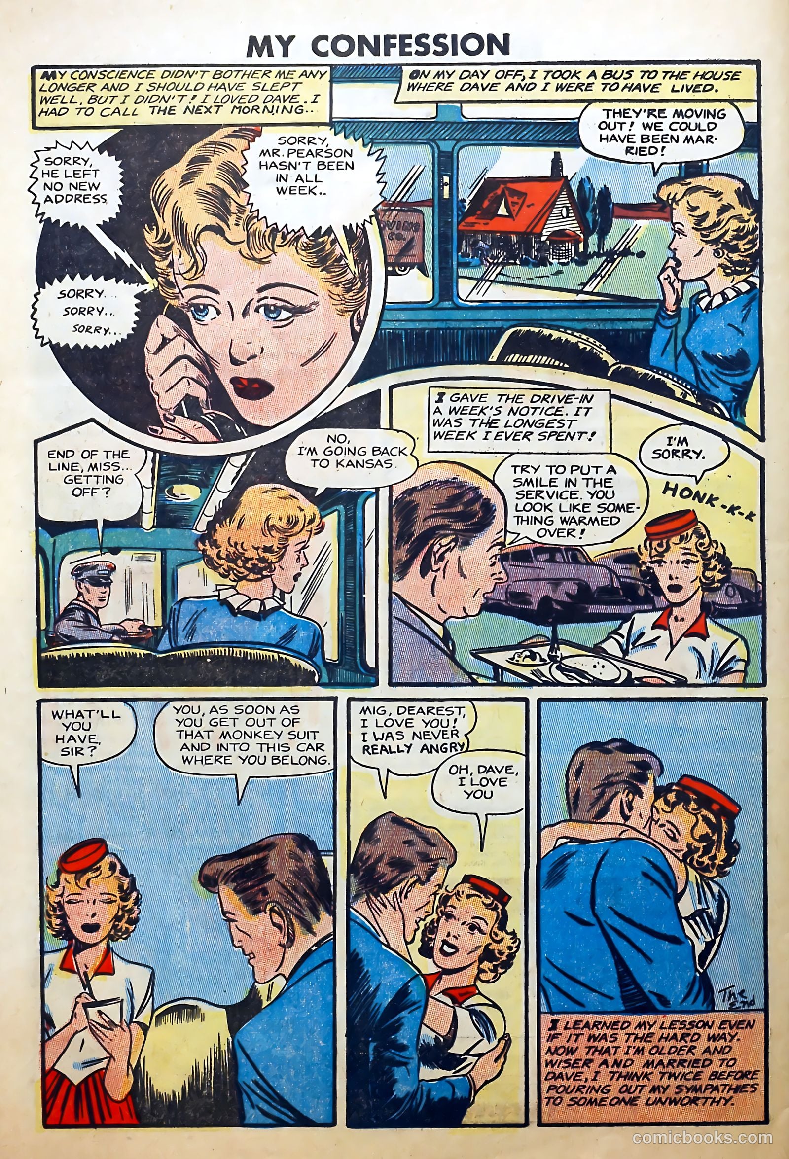 My Confession #8 (1949) — page 32 of 36