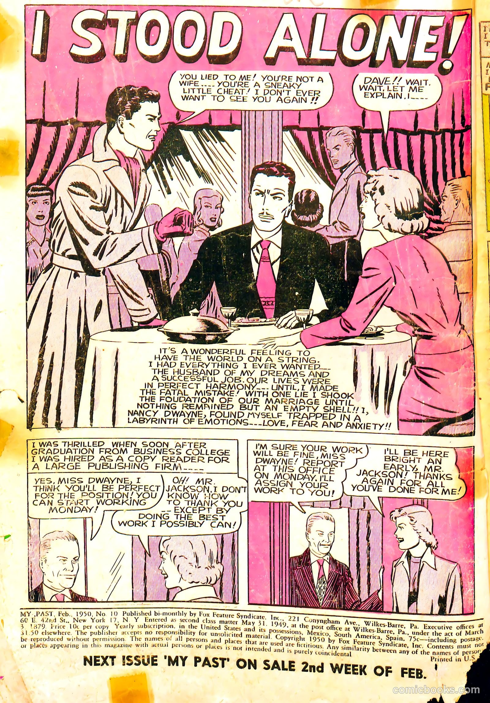 My Confessions #10 (1950) — page 2 of 36