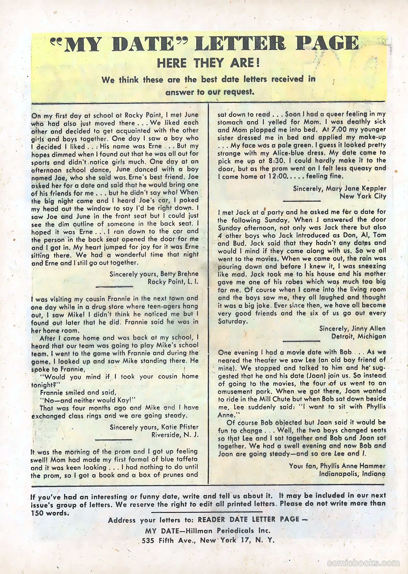 My Date Comics #3 (1947) — page 34 of 52