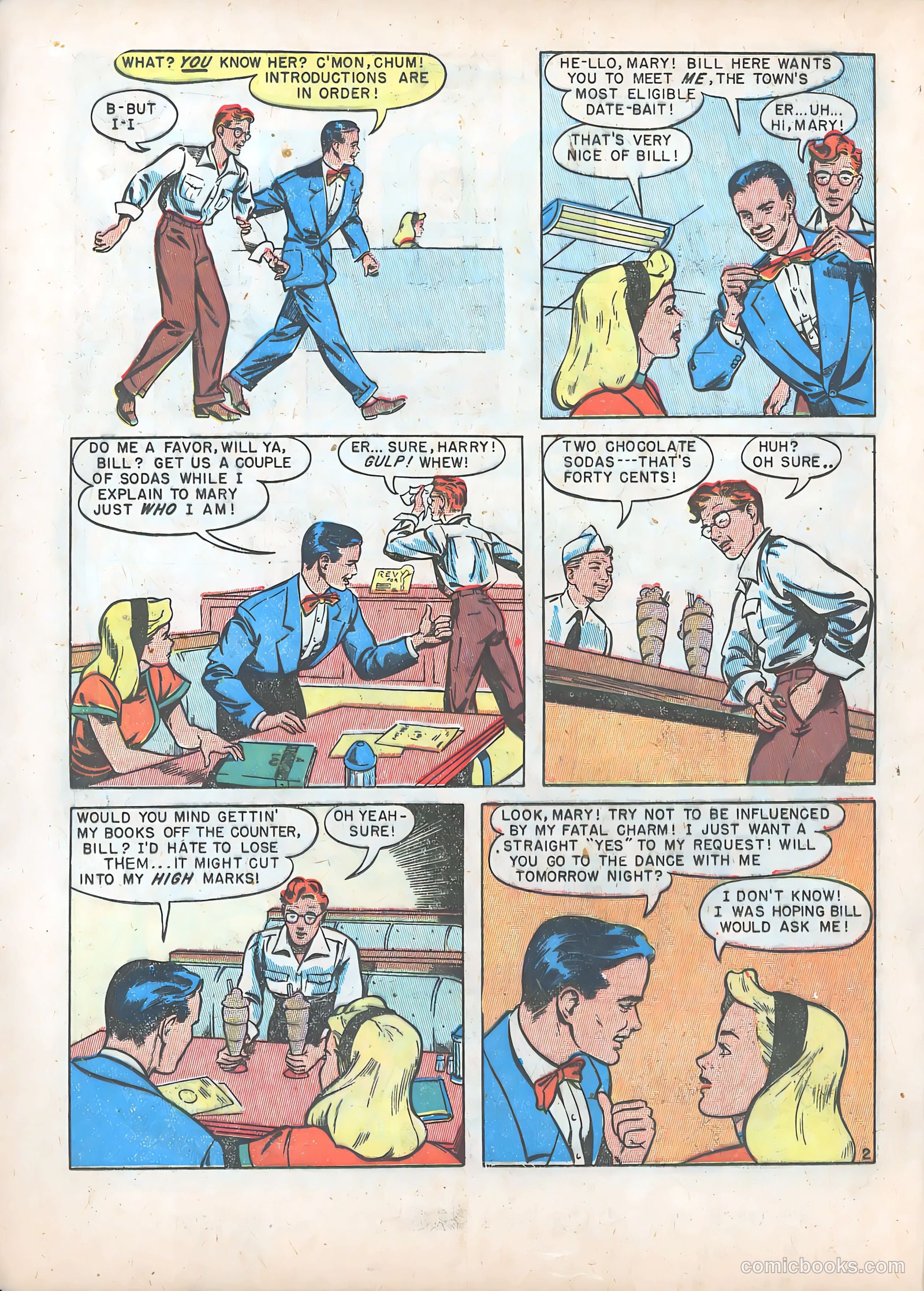 My Date Comics #4 (1948) — page 16 of 52