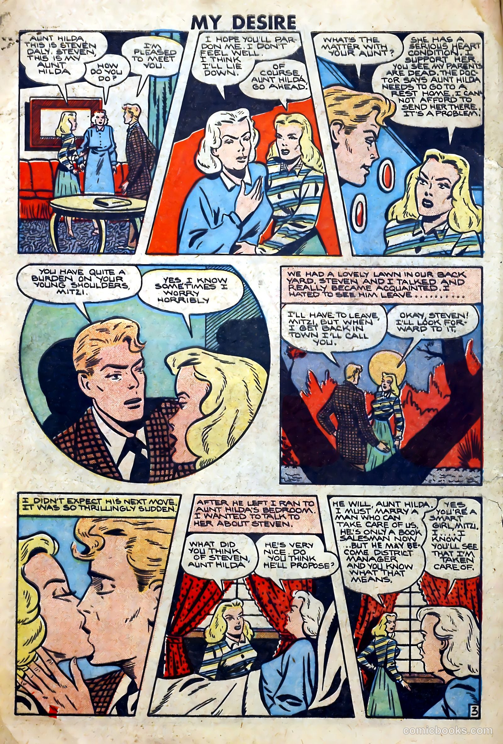 My Desire, Intimate Confessions #31 (1949) — page 4 of 36