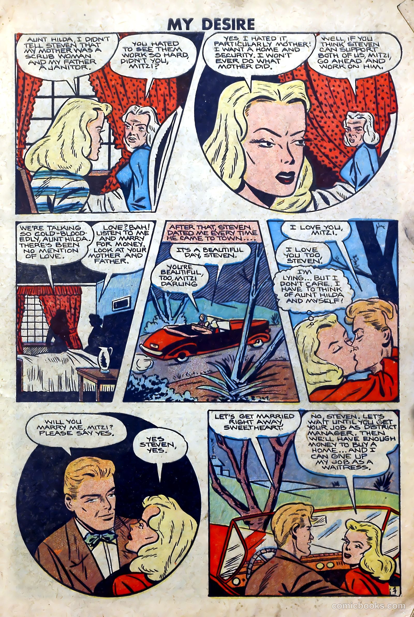 My Desire, Intimate Confessions #31 (1949) — page 5 of 36