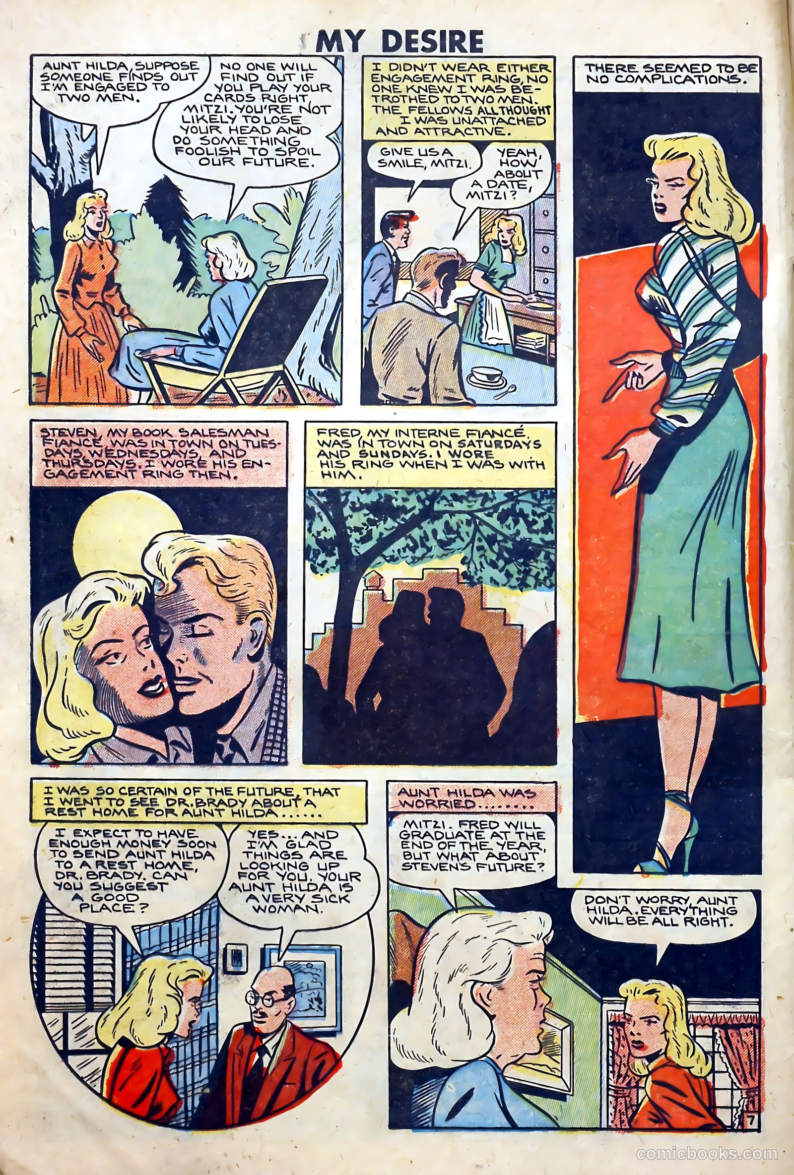 My Desire, Intimate Confessions #31 (1949) — page 8 of 36